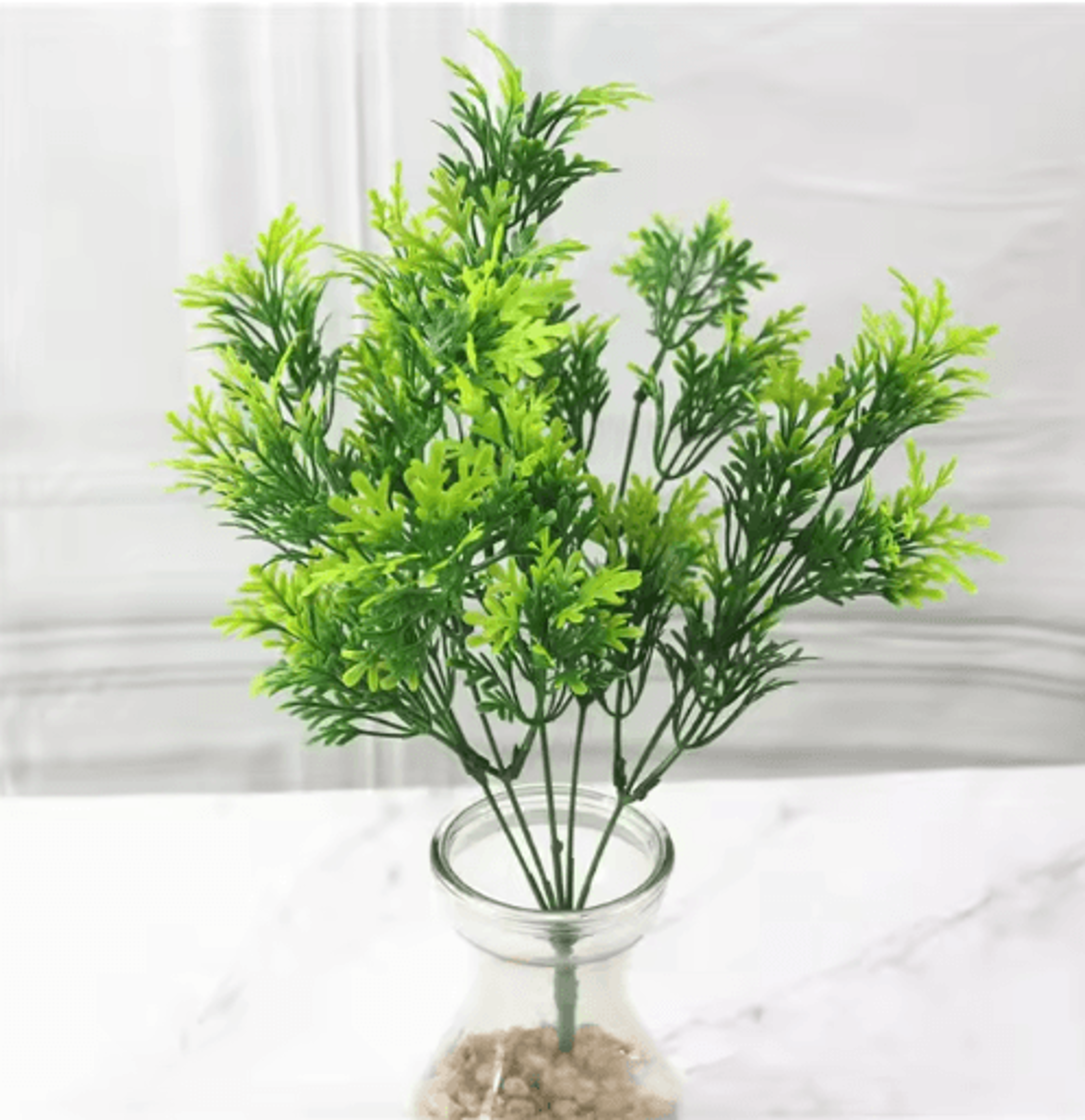 Artificial Fern Plant Decor Realistic Greenery For Home Garden  Wall Styling 1
