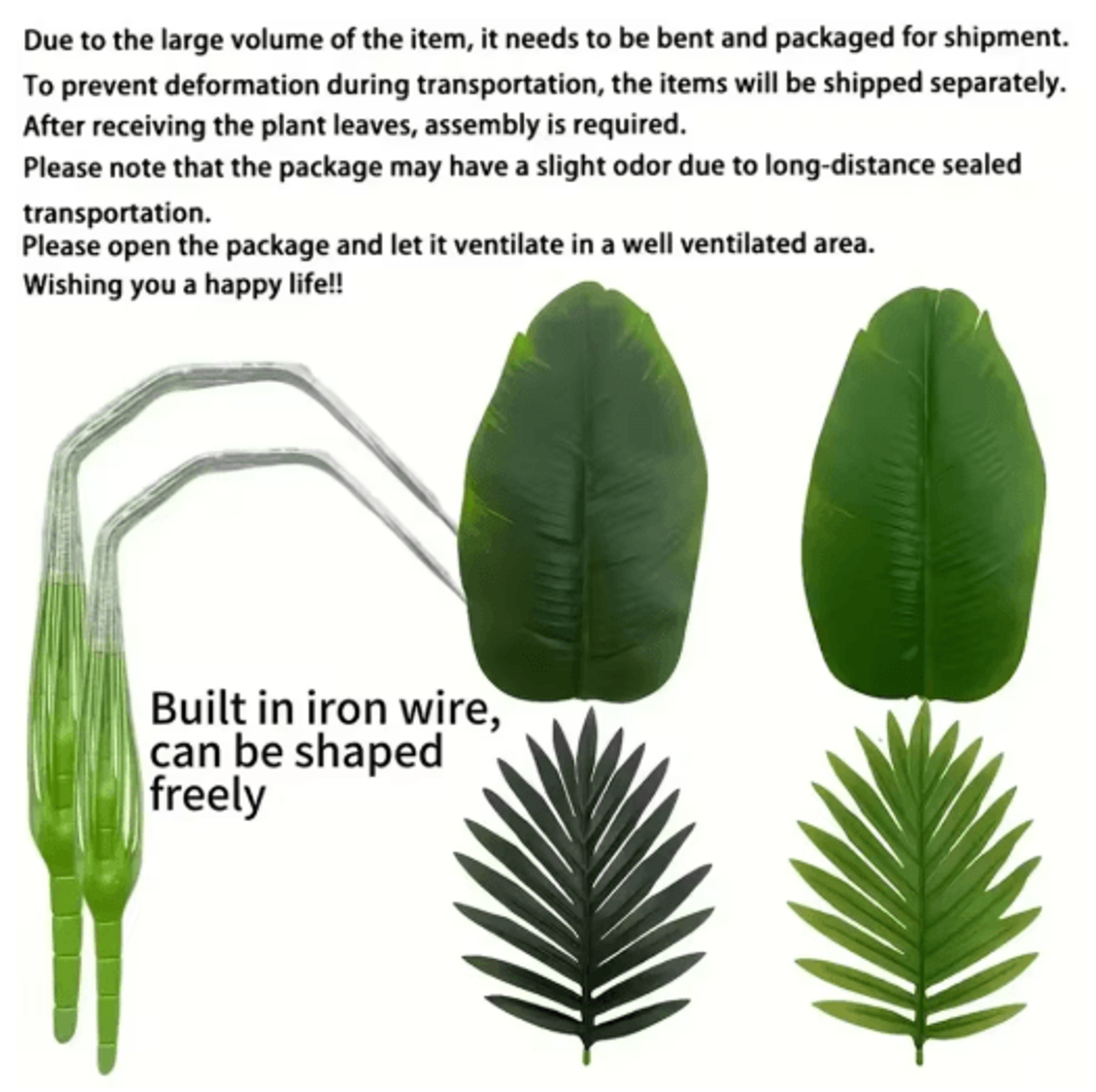 50Inch Artificial Palm Tree Realistic Tropical Plant For Indoor  Outdoor Decor 2