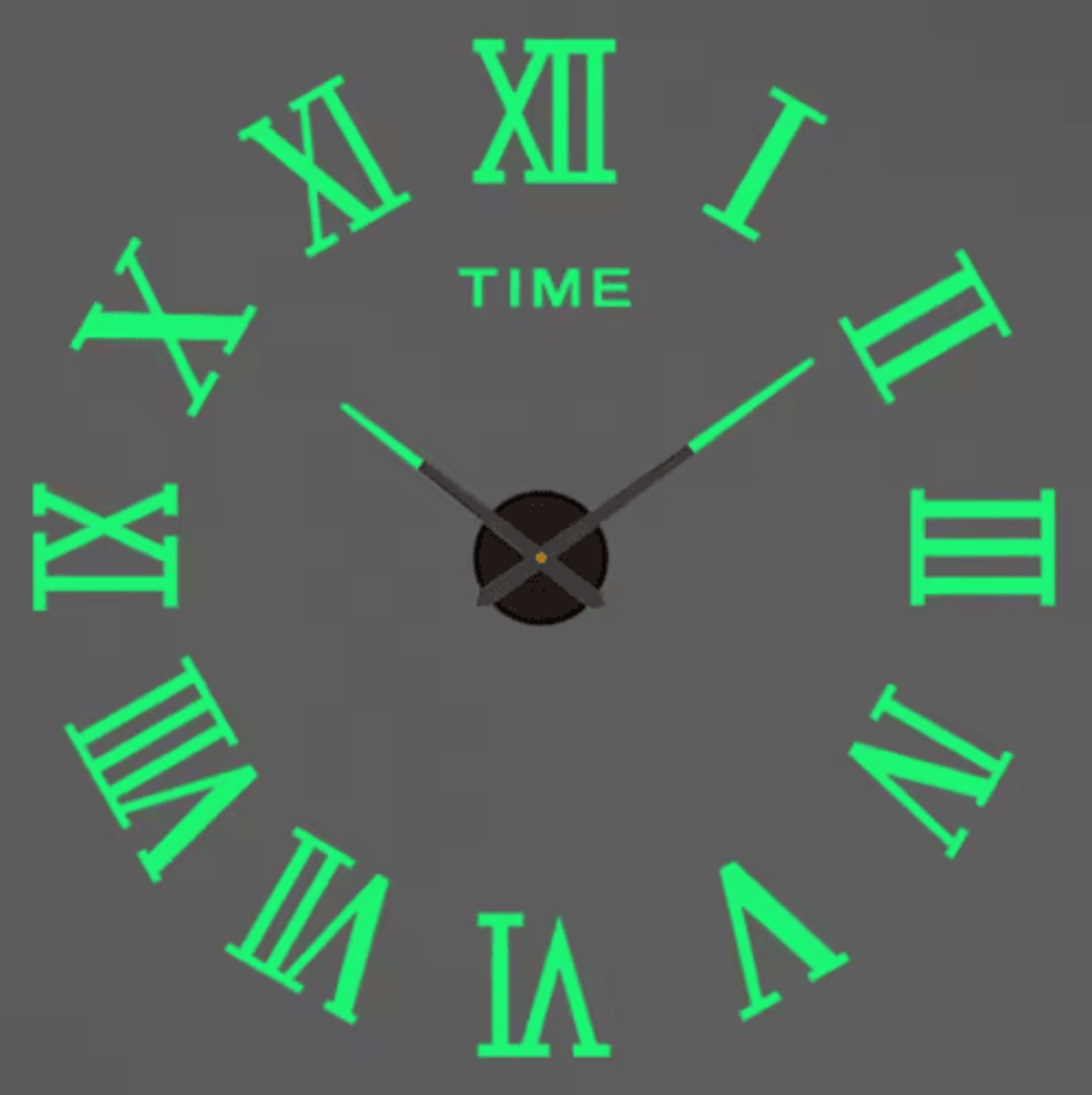 Modern 3D DIY Wall Clock  Large Acrylic Mirror Decorative Quartz Clock 7