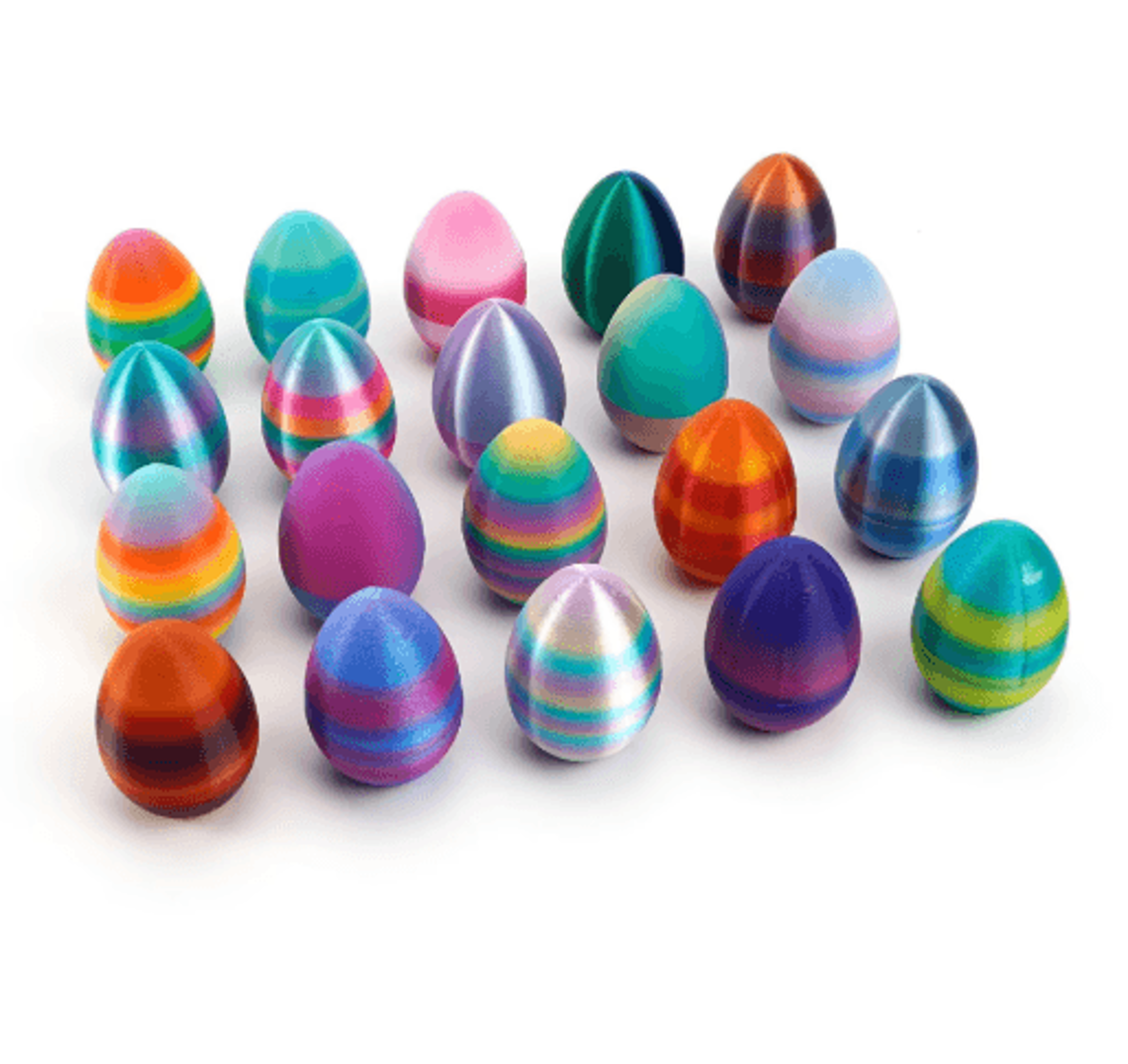3D Printed Easter Rabbit Ornament With Egg Cute Desk Decor  Kids Gift 28