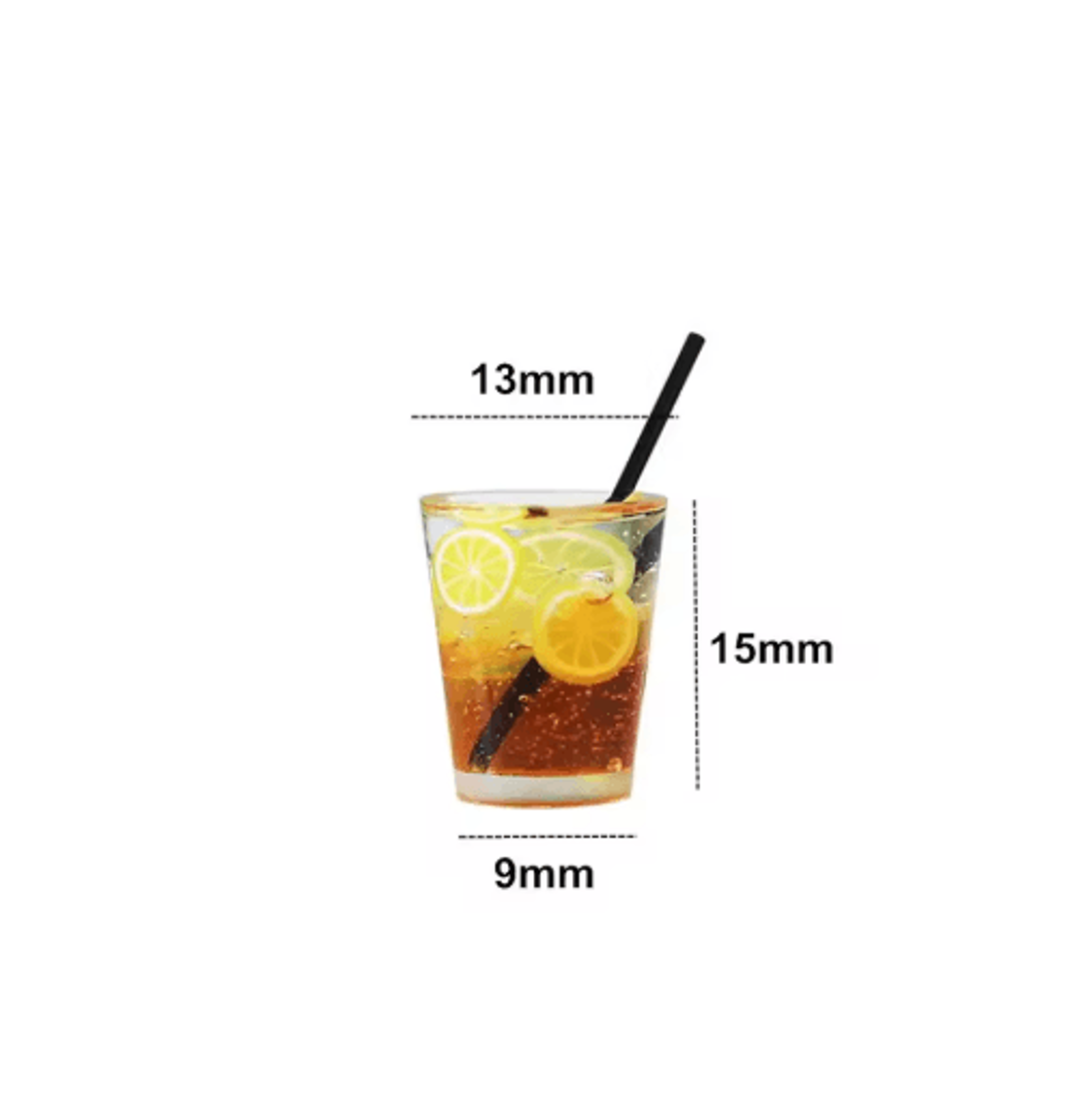 Miniature Cocktail Drink Set Dollhouse Bar Accessories For 16  112 Scale Decor 5