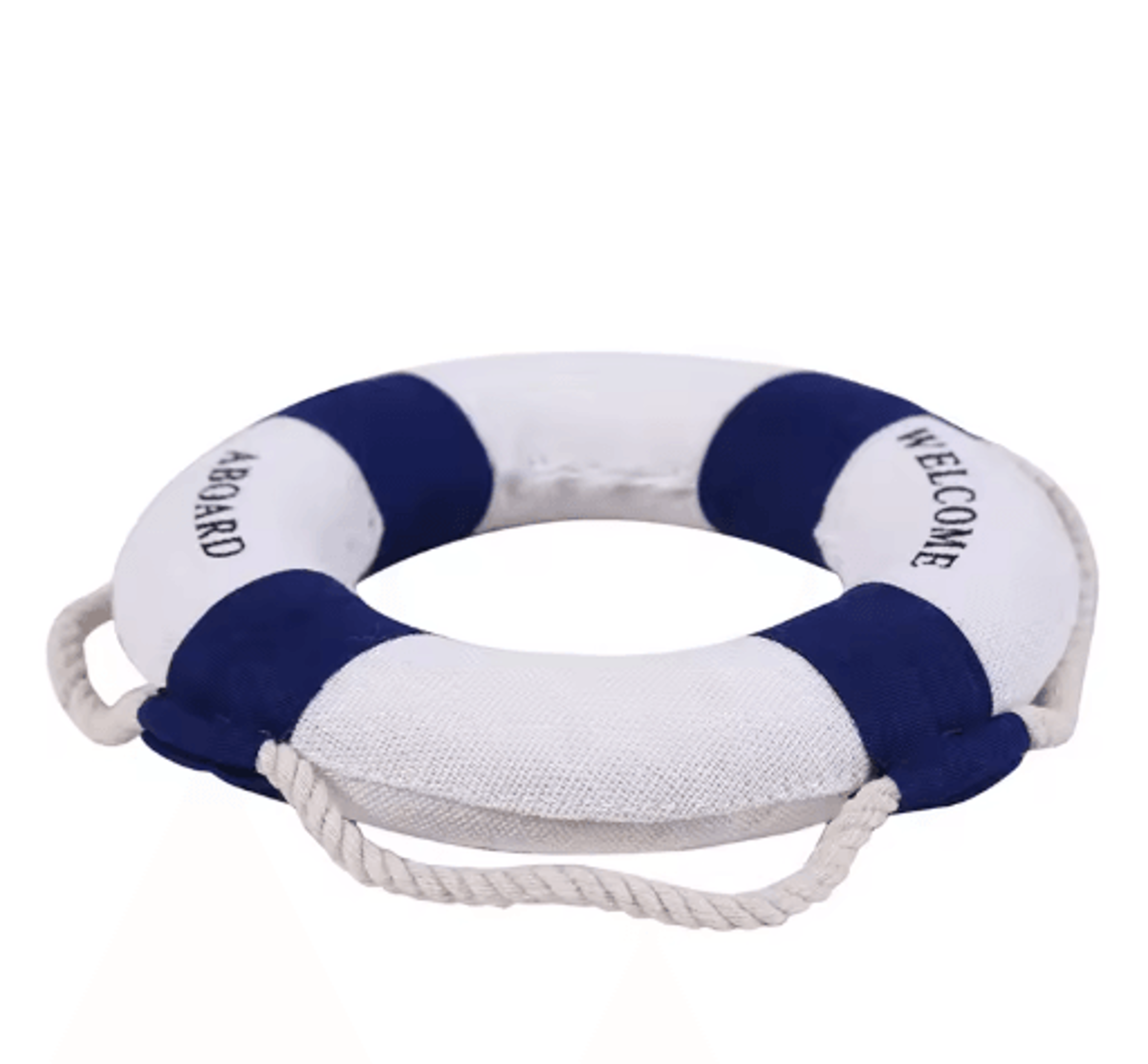 Mediterranean Nautical Lifebuoy Wall Decor  Coastal Living Room Ornament 7