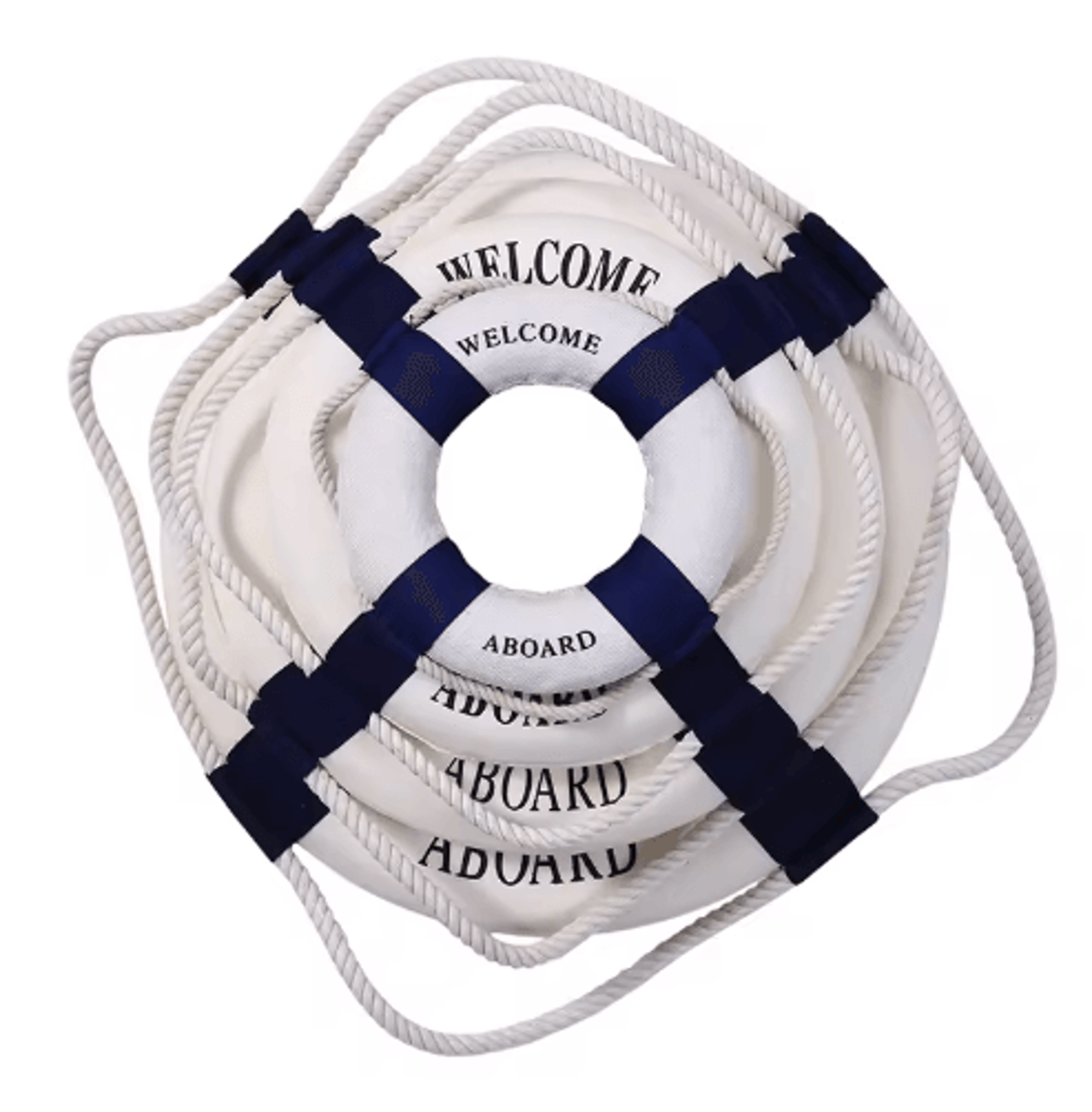 Mediterranean Nautical Lifebuoy Wall Decor  Coastal Living Room Ornament 12