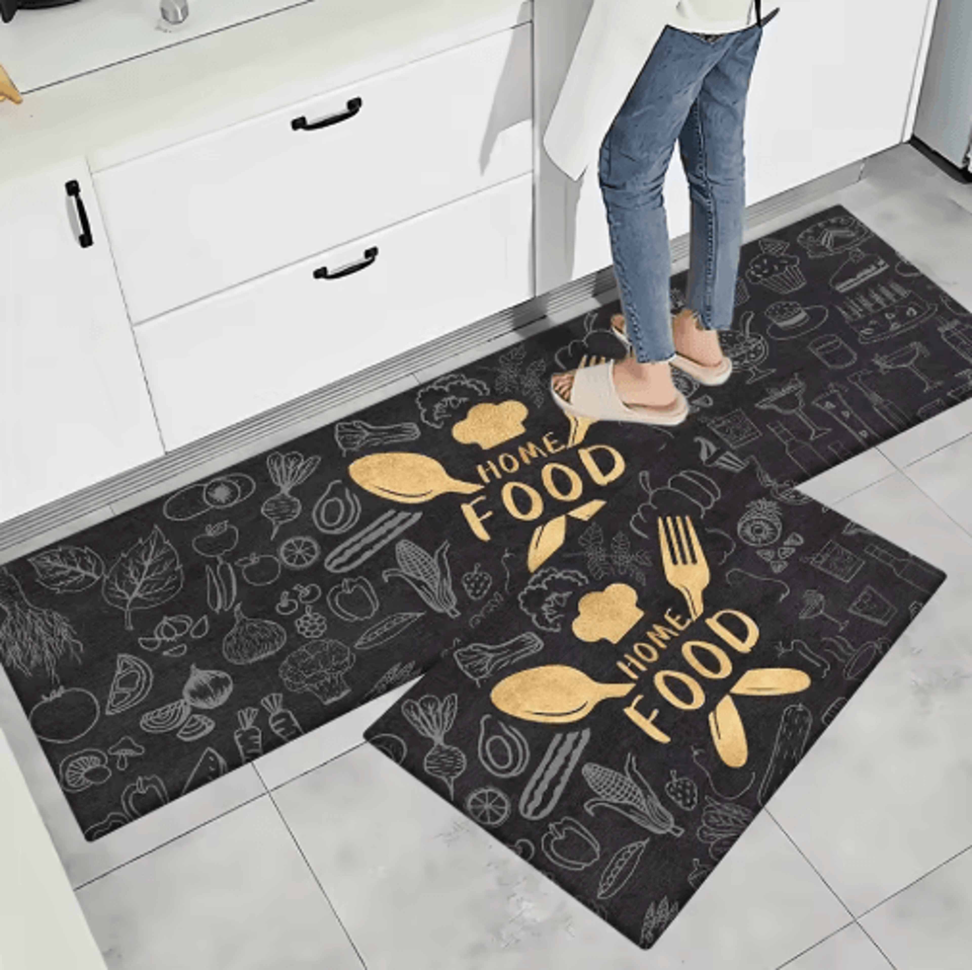 Soft Washable NonSlip Floor Mat Long Kitchen Hallway  Bedside Area Rug 4