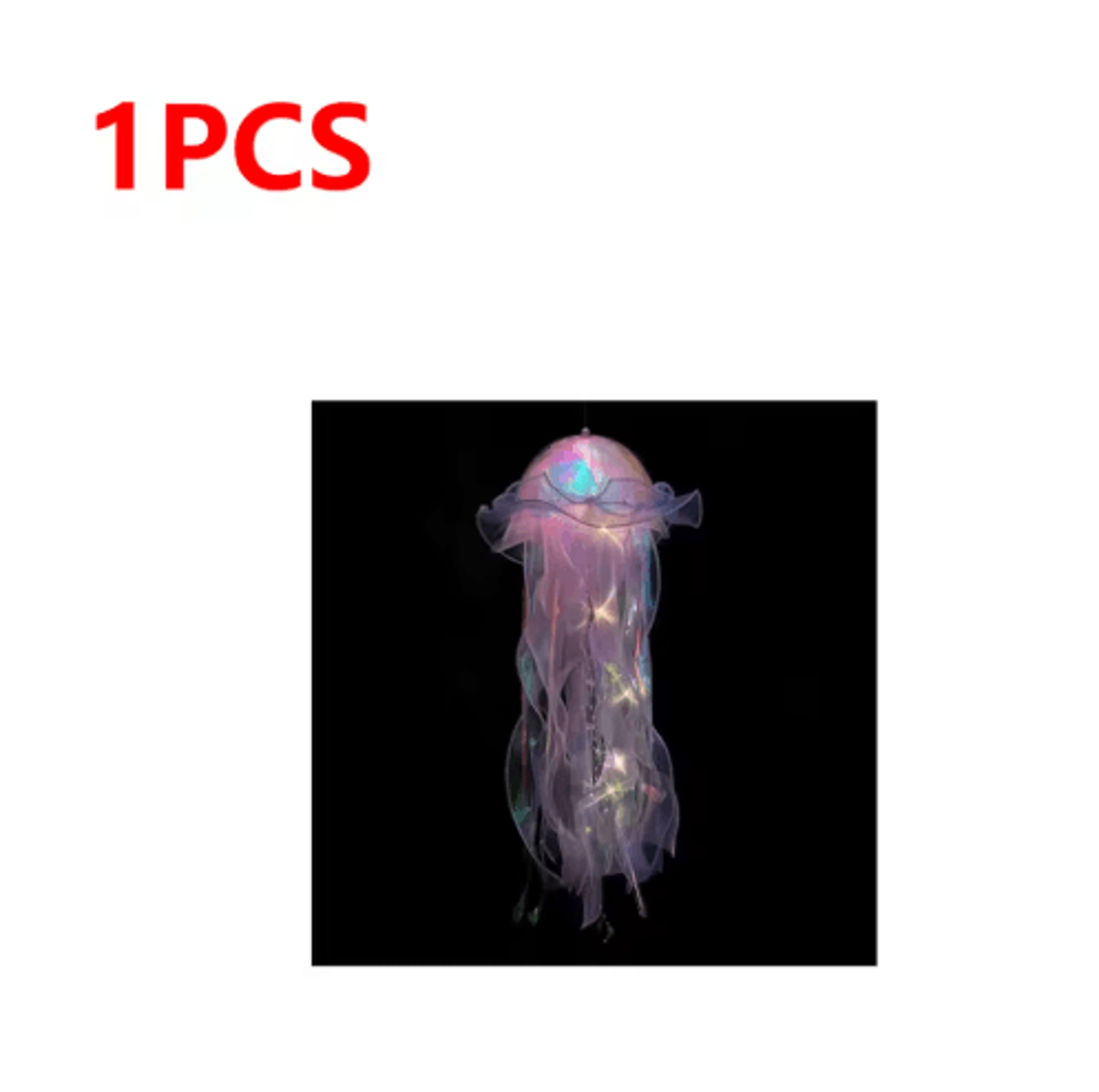 Gradient Jellyfish LED Hanging Night Light Colorful Ambient Pendant Lamp 21
