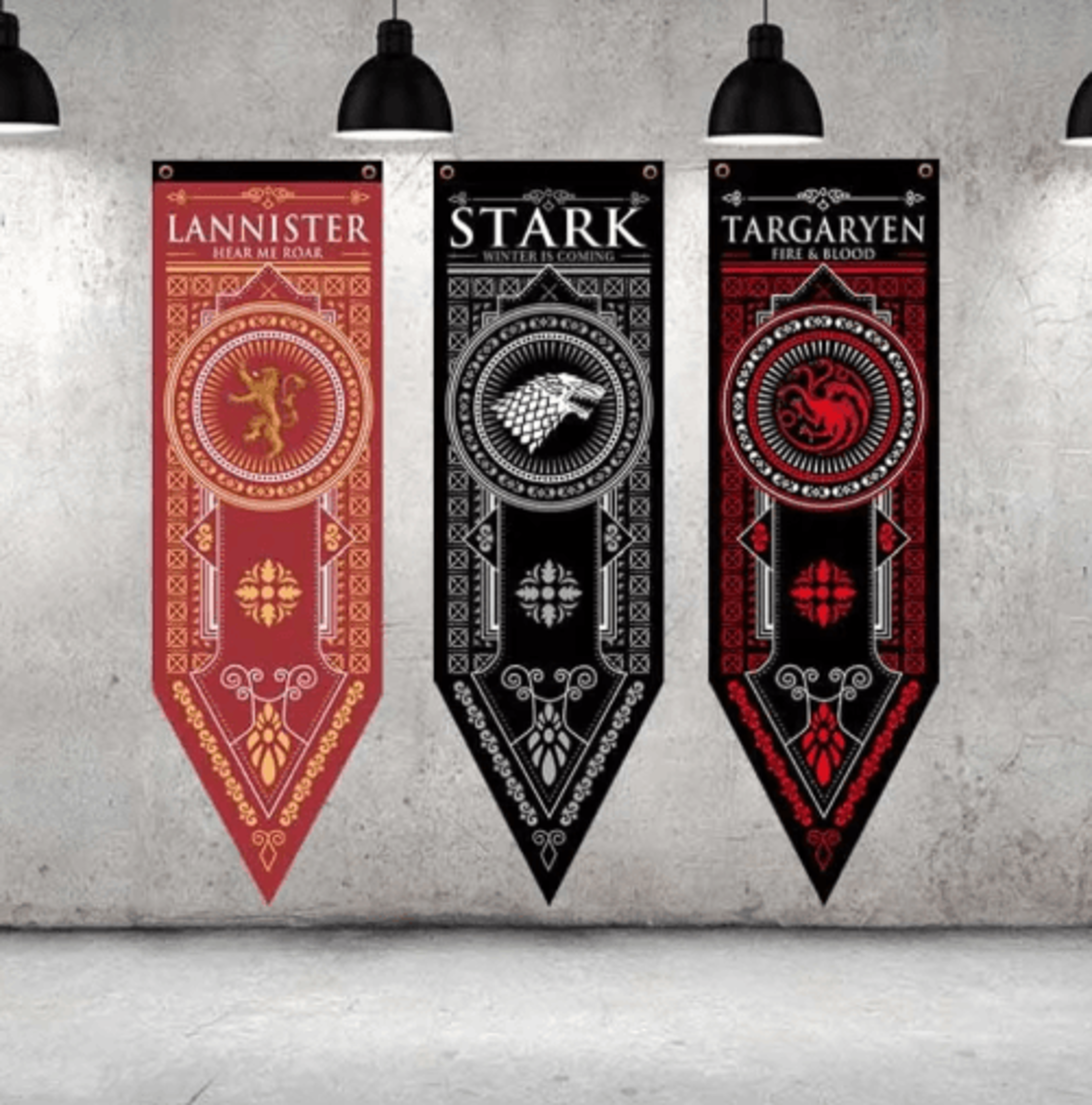 game of thrones wall tapestry flag – fantasy bar & home decor banner