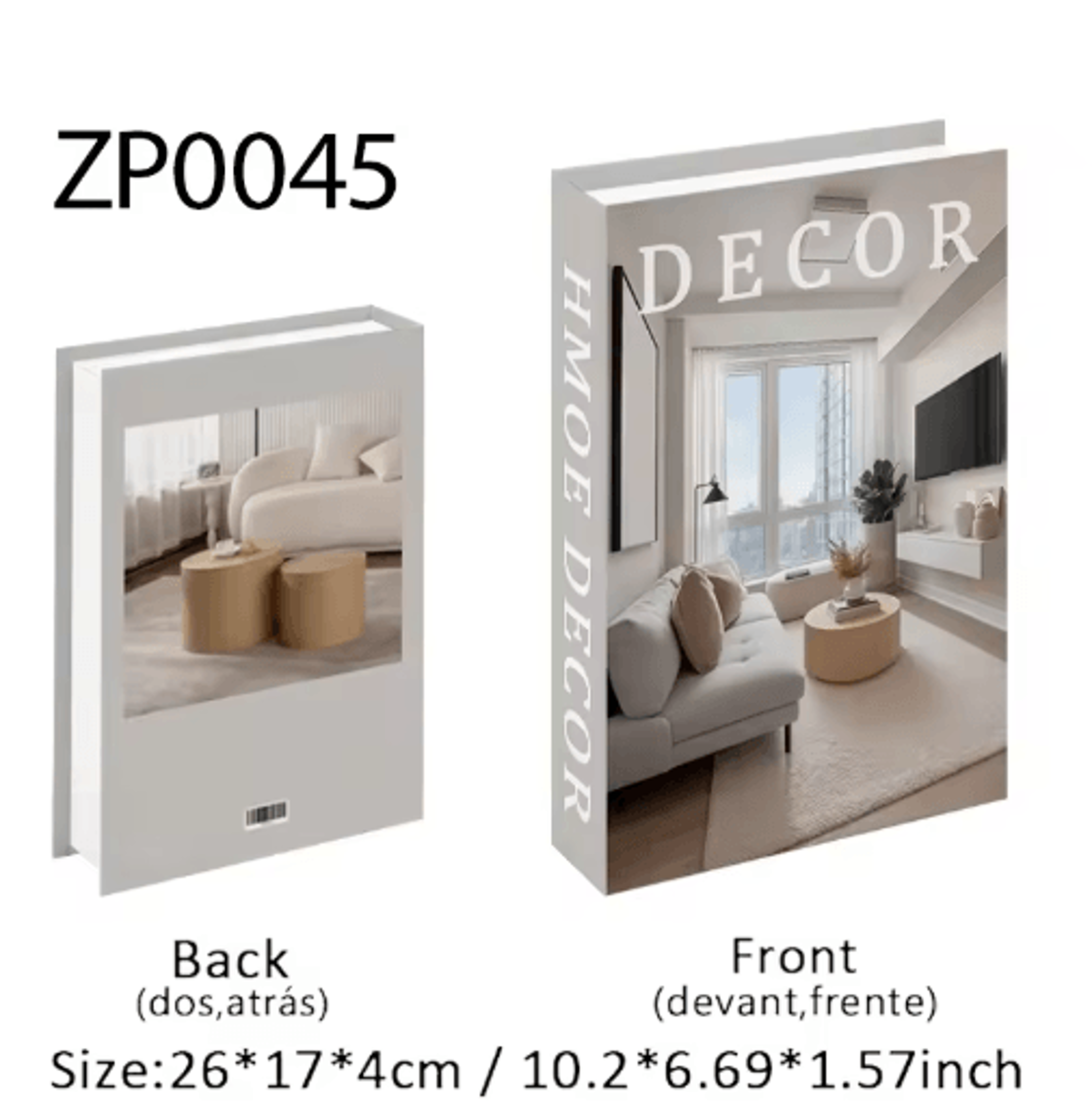 Luxury Decorative Fake Book Storage Box Aesthetic Coffee Table  Bookshelf Decor 12