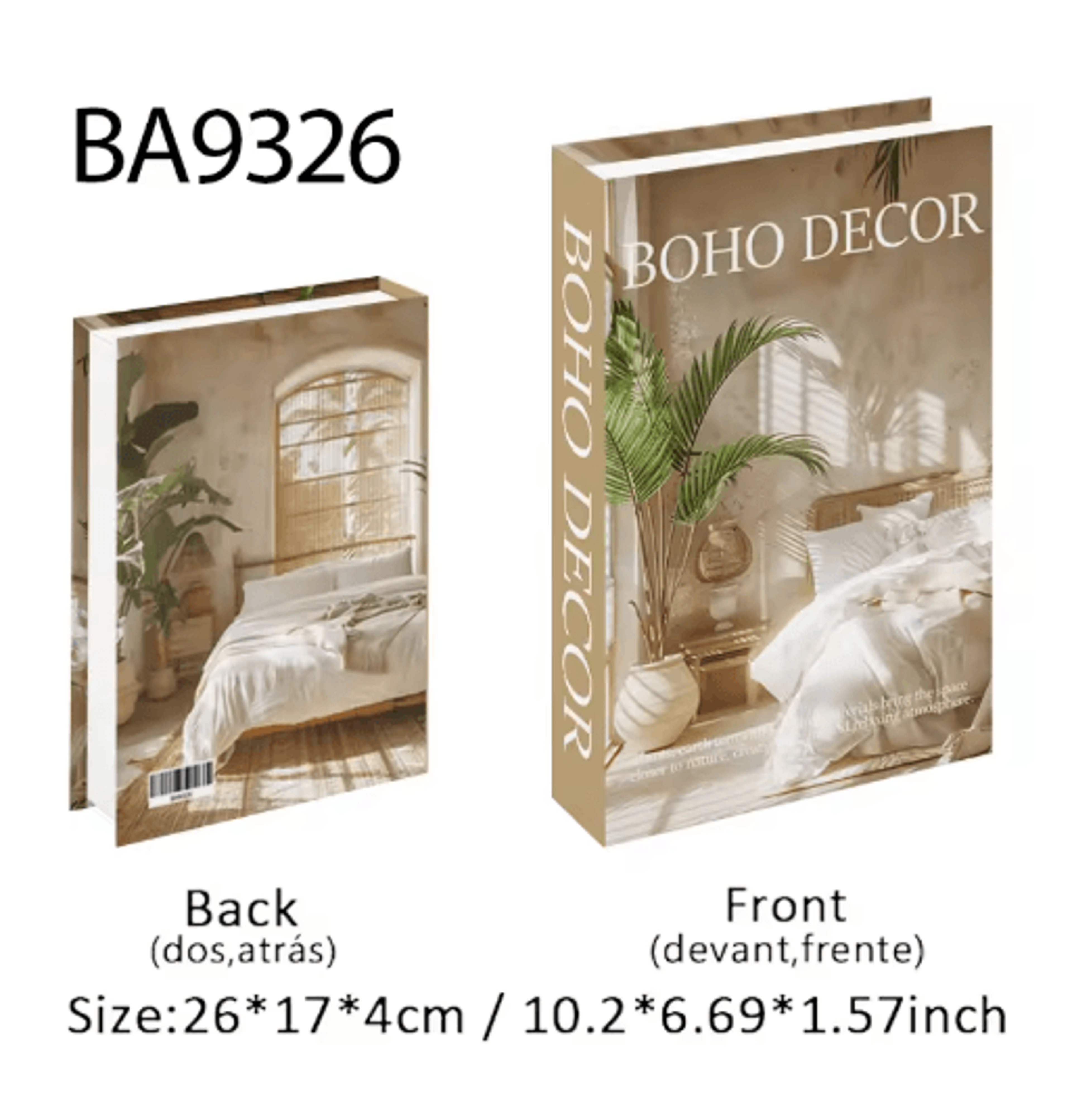 Luxury Decorative Fake Book Storage Box Aesthetic Coffee Table  Bookshelf Decor 5