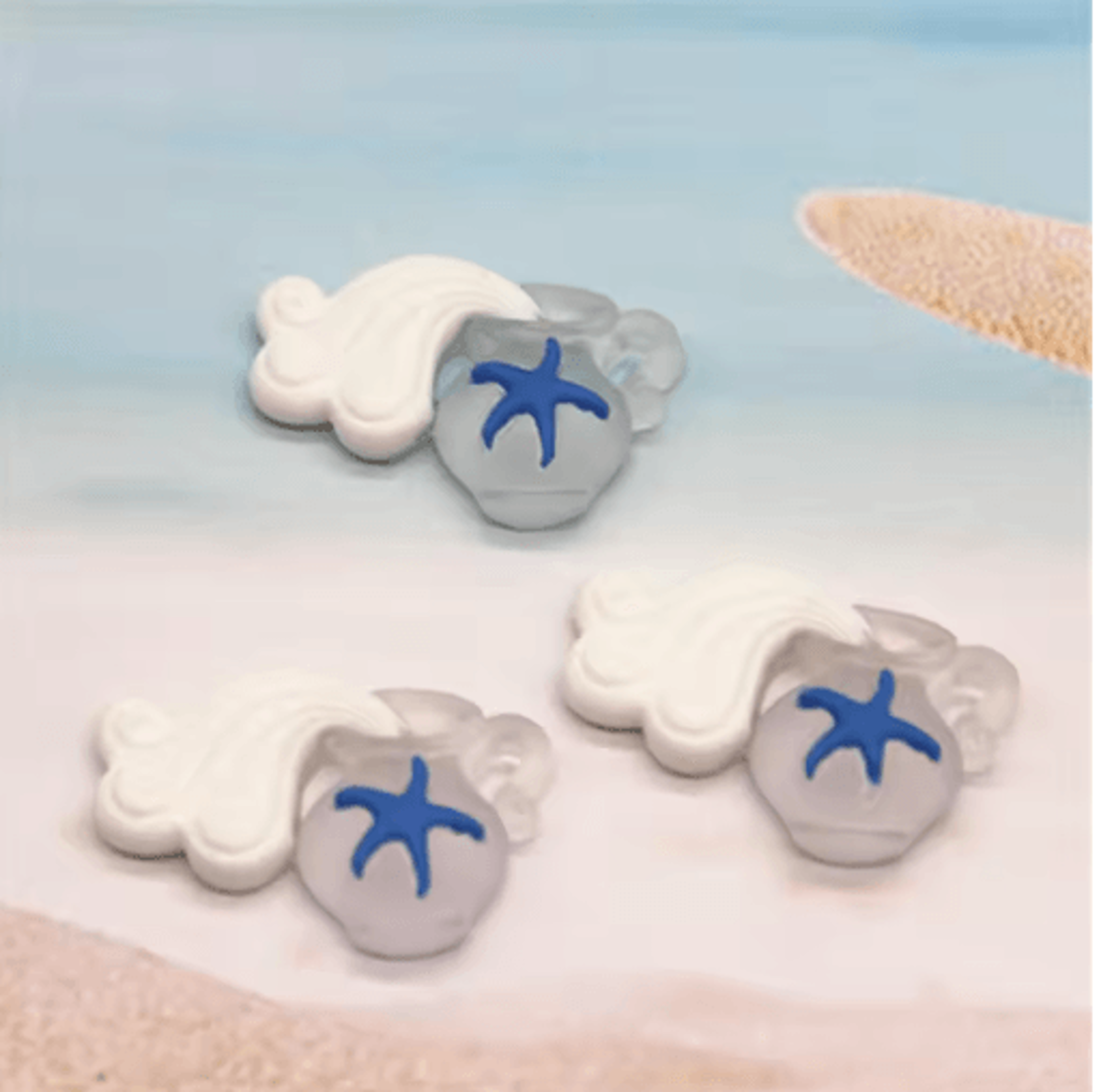 Ocean Breeze Resin Beach Miniatures Set For DIY Crafts  Nautical Decor 9