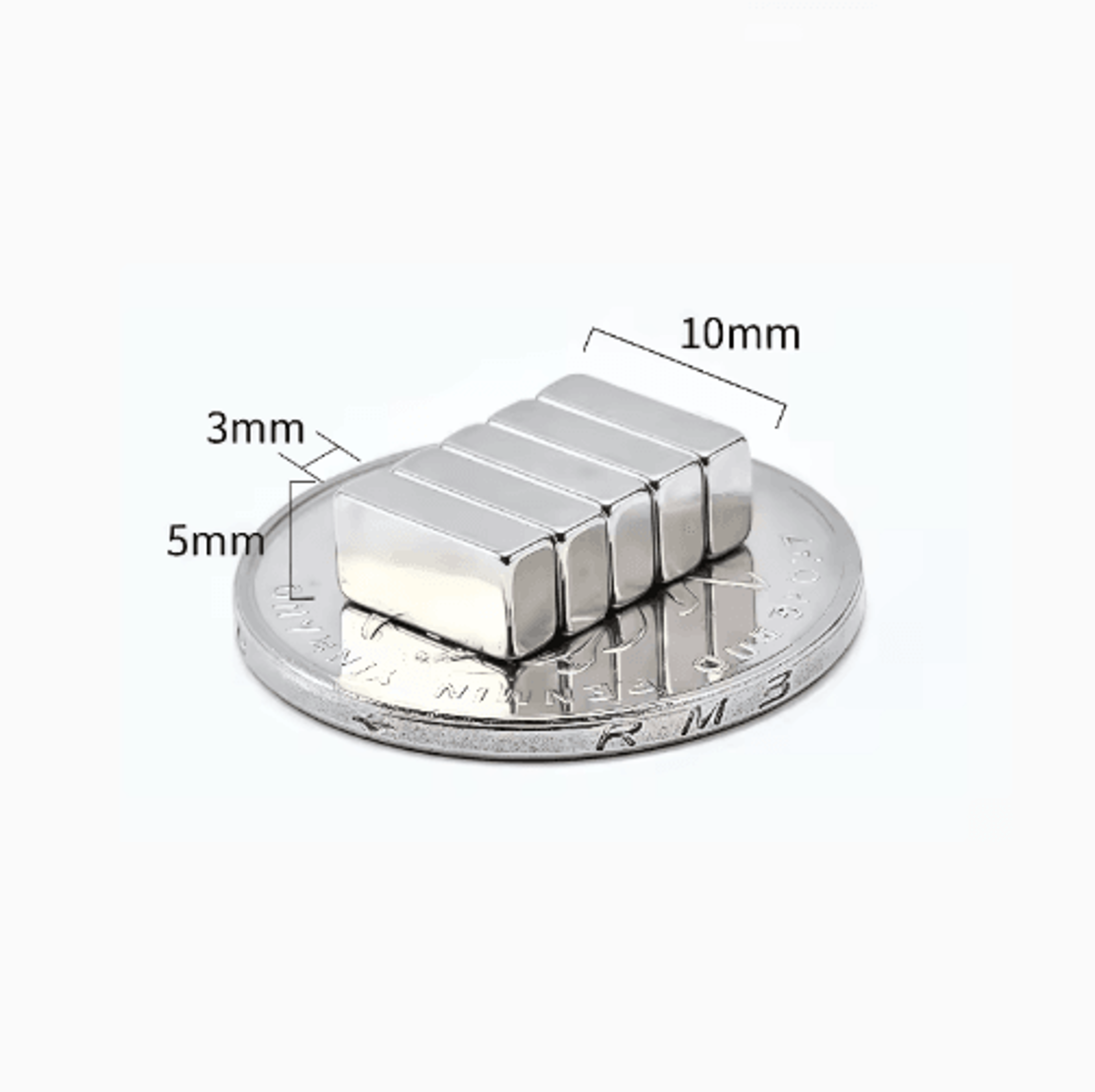 10PCS N52 Strong Square Neodymium Magnets Heavy Duty Compact Magnetic Set 18