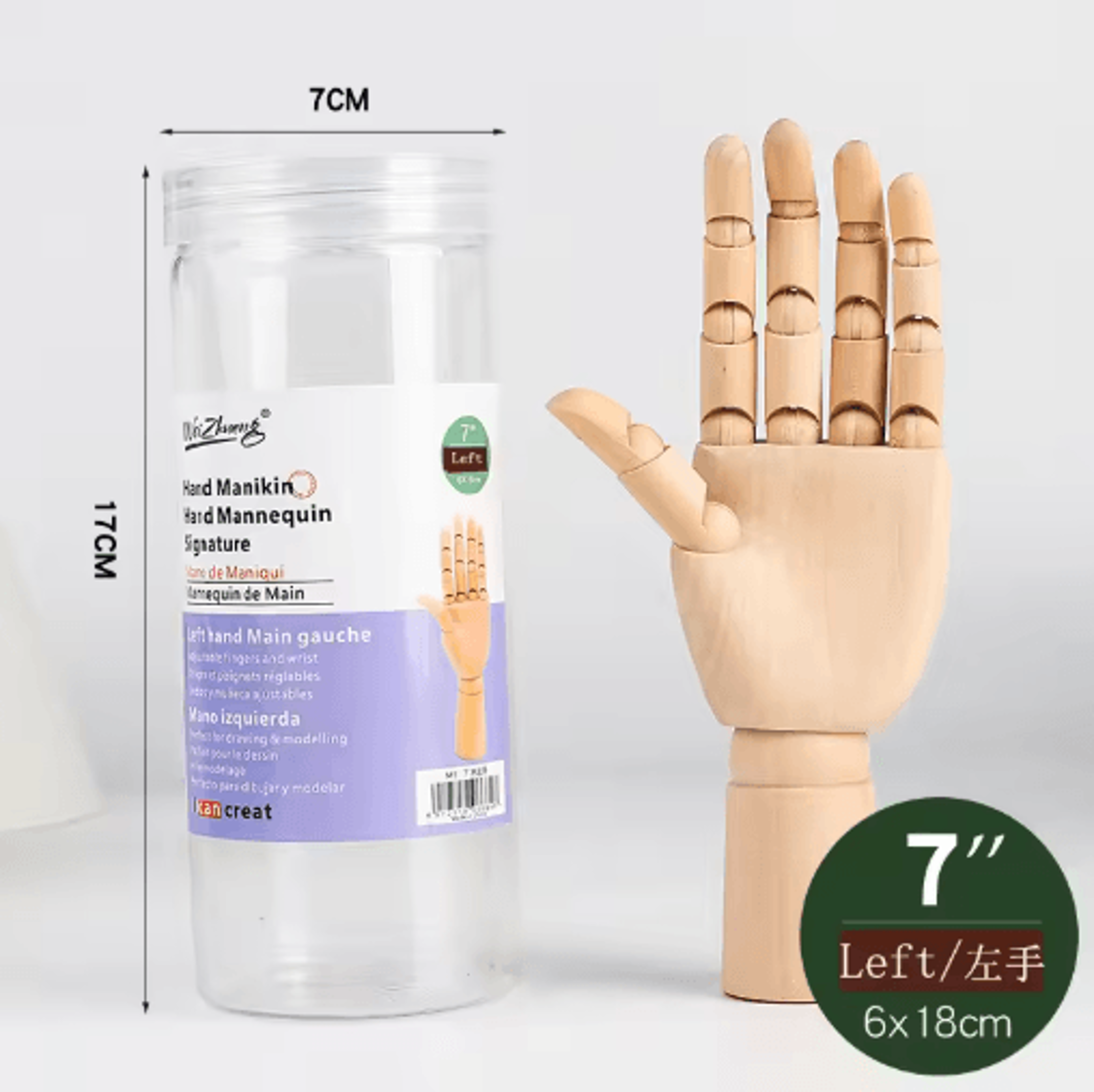 Wooden Artist Mannequin Set  Adjustable Drawing Mannequin Model With Gift Box 6