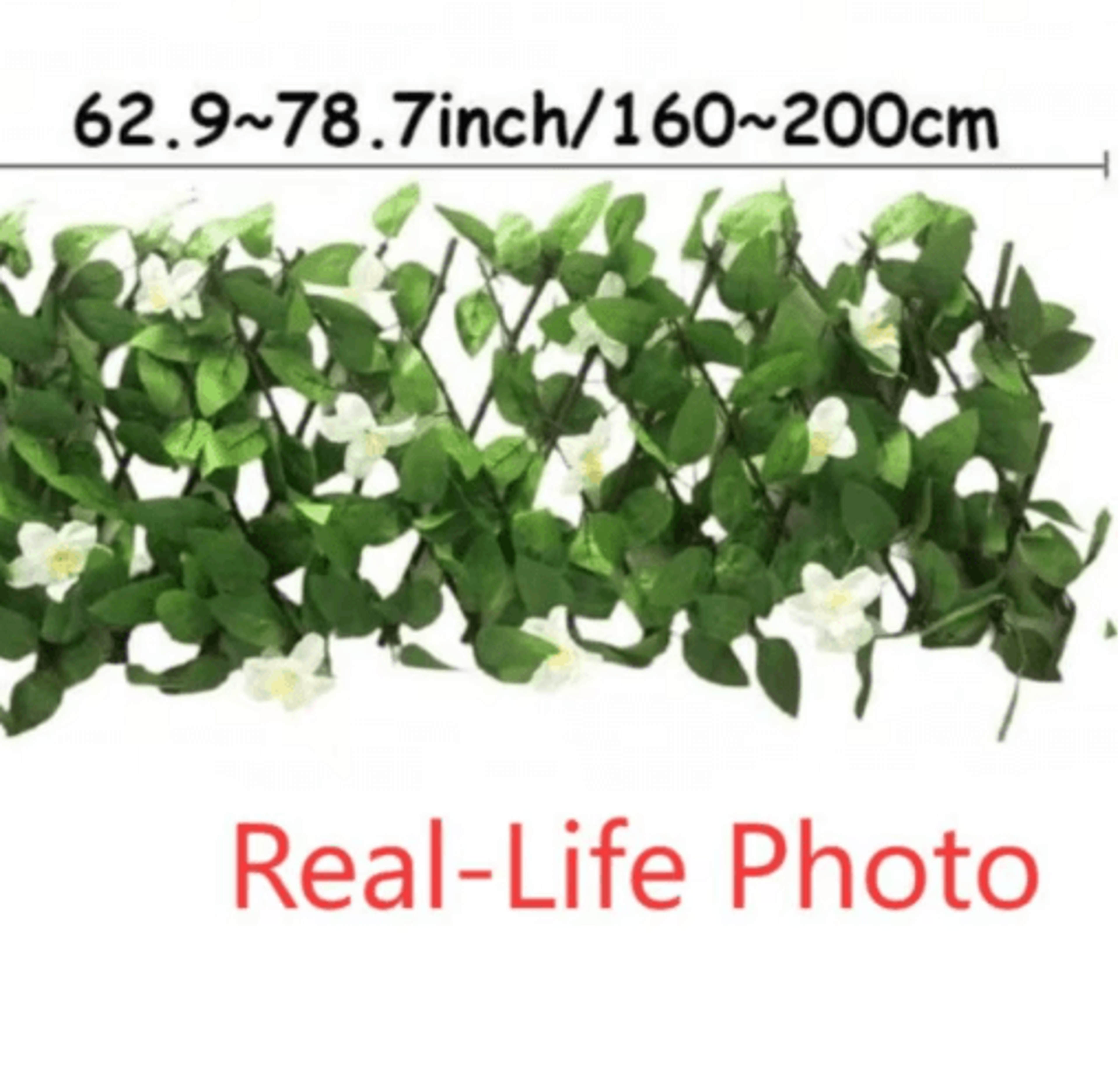 Expandable Artificial Ivy Privacy Screen Stylish Outdoor Privacy Fence For Balcony  Garden 4