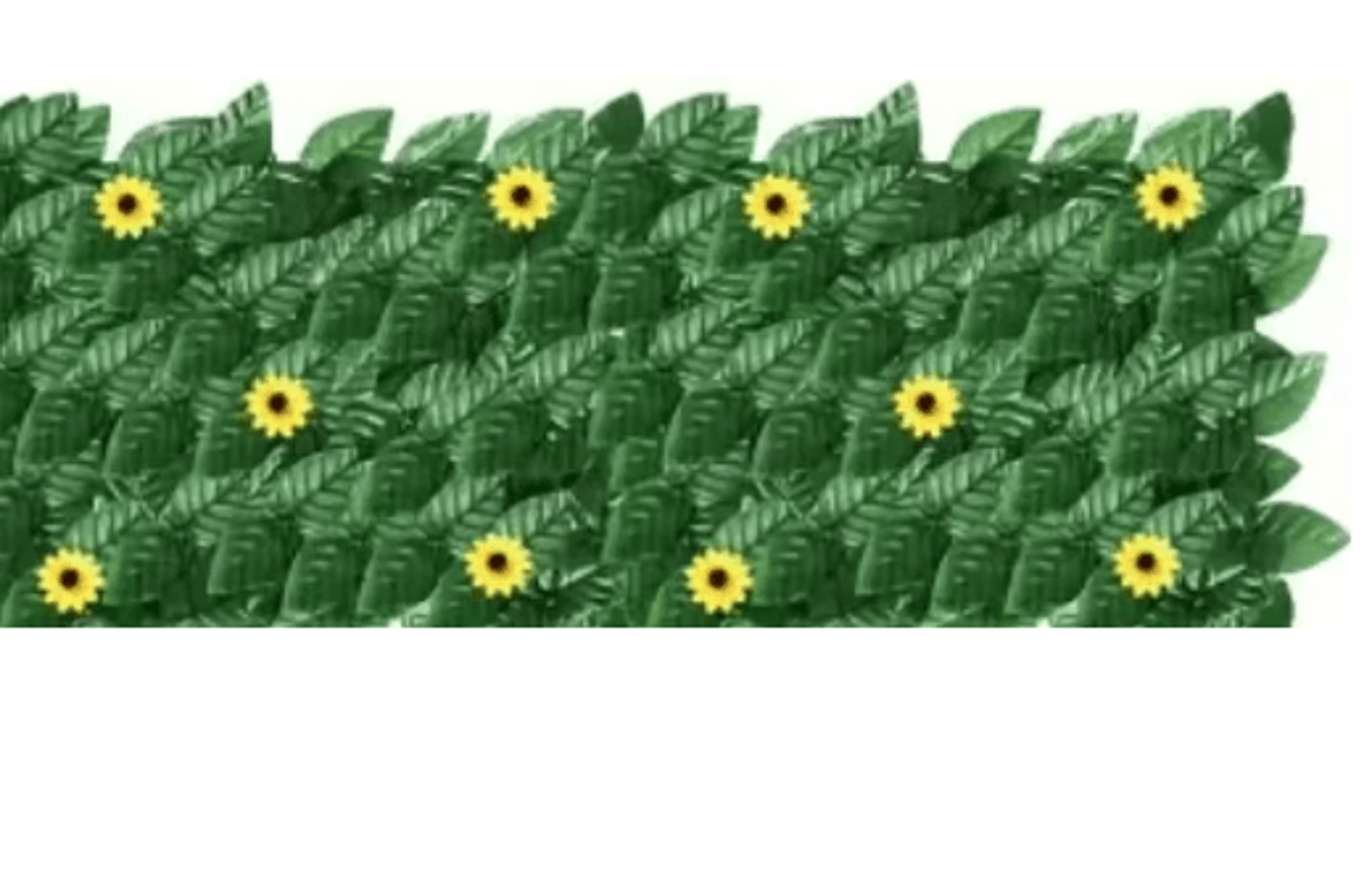 Sunflower Artificial Ivy Privacy Fence Decorative Outdoor Green Wall Panel 3