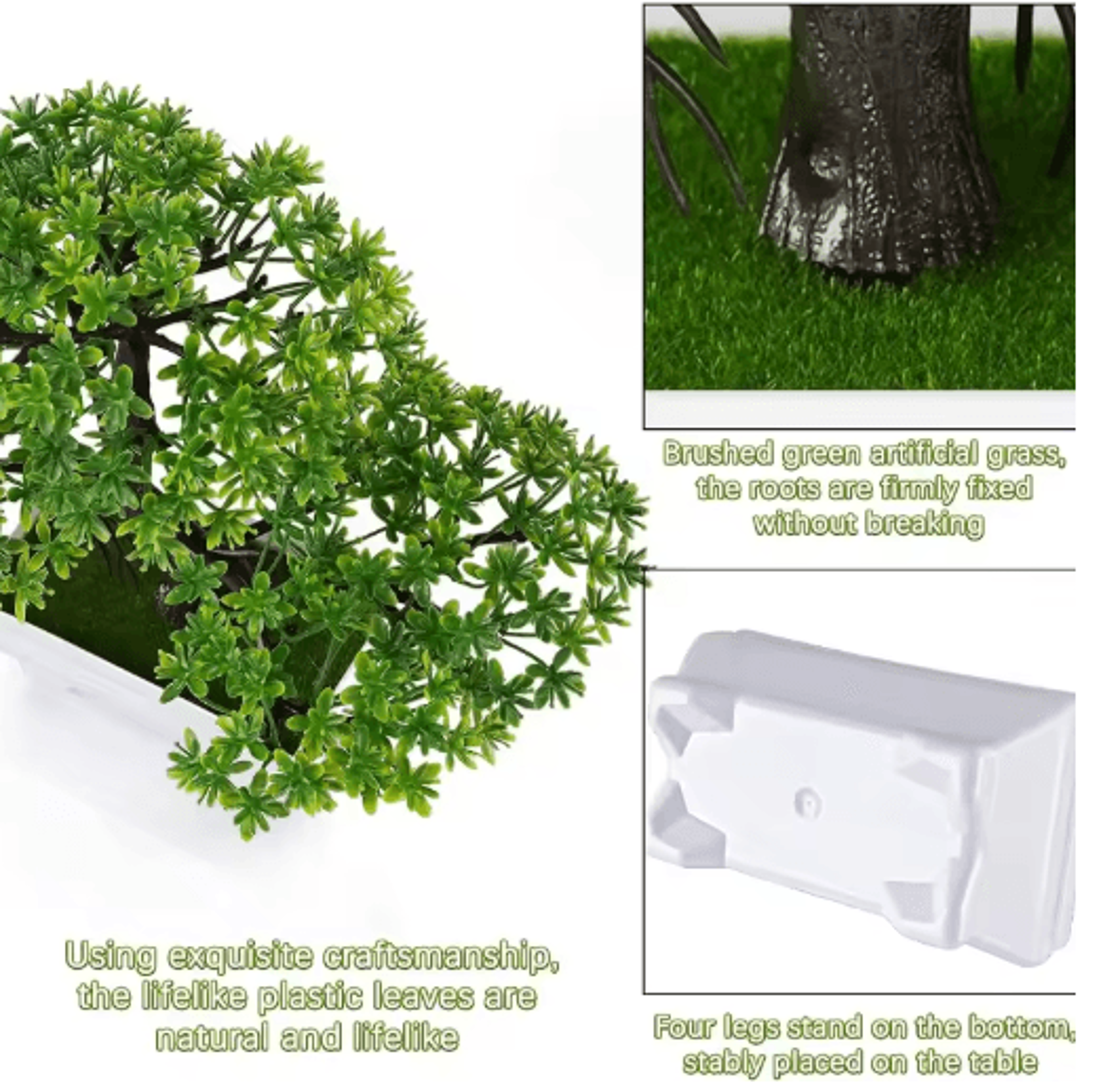 Mini Artificial Bonsai Plant Decorative Fake Tree For Home  Table Decor 5