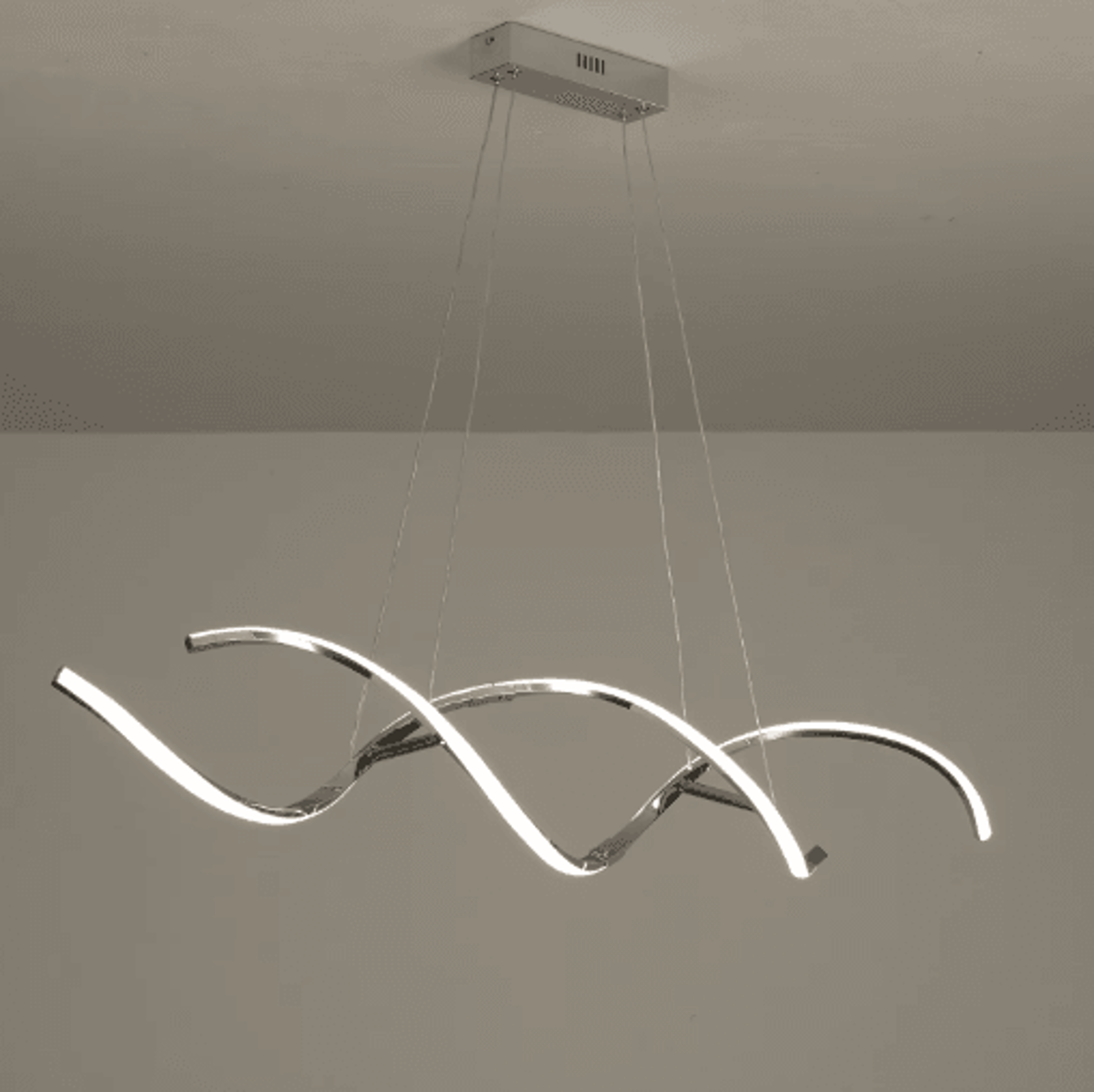 Modern LED Chandelier Minimalist Linear Pendant Light For Dining  Living Spaces 5