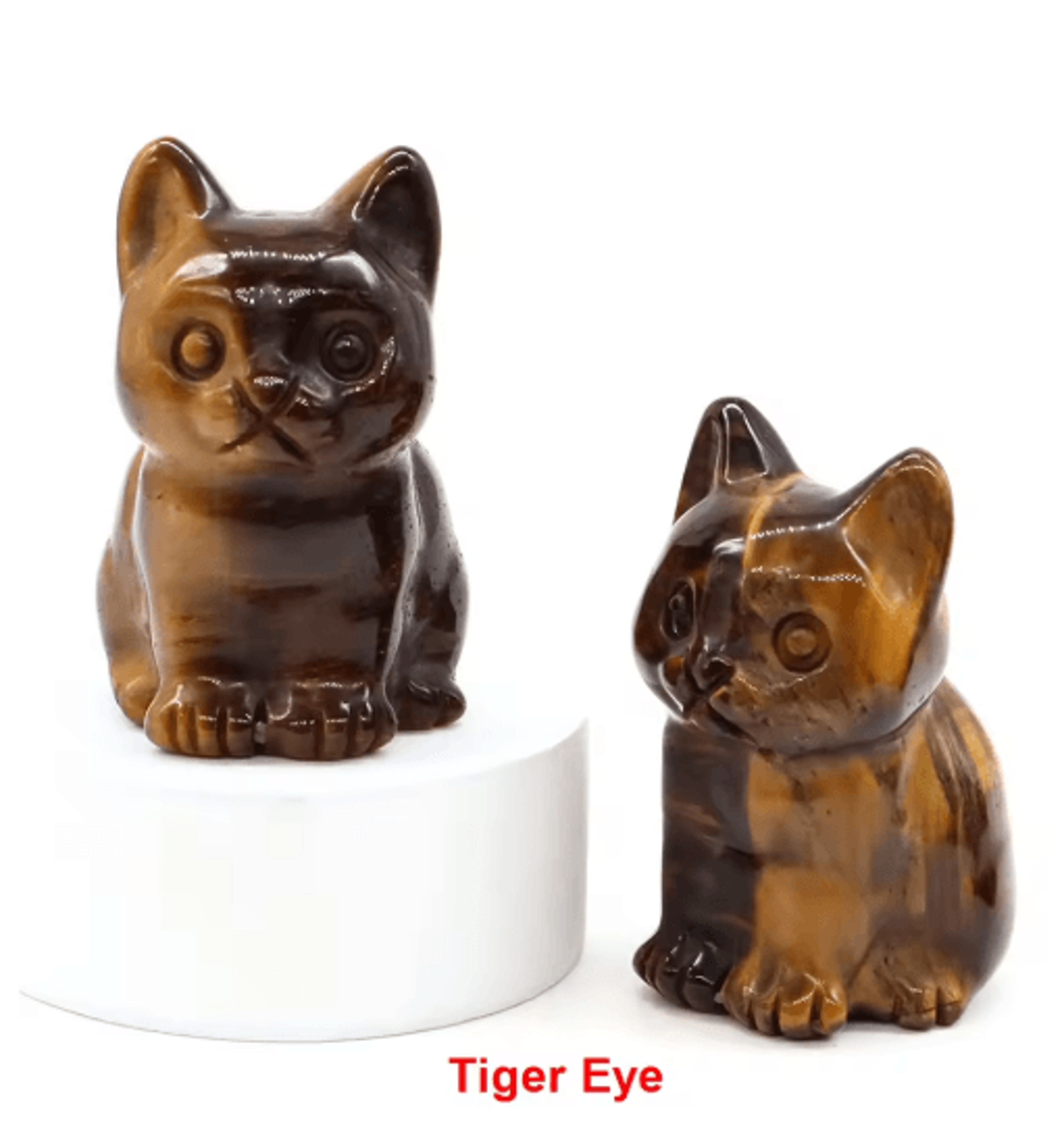HandCarved Amethyst Cat Figurine Crystal Animal Statue For Chakra Healing  Meditation Decor 5