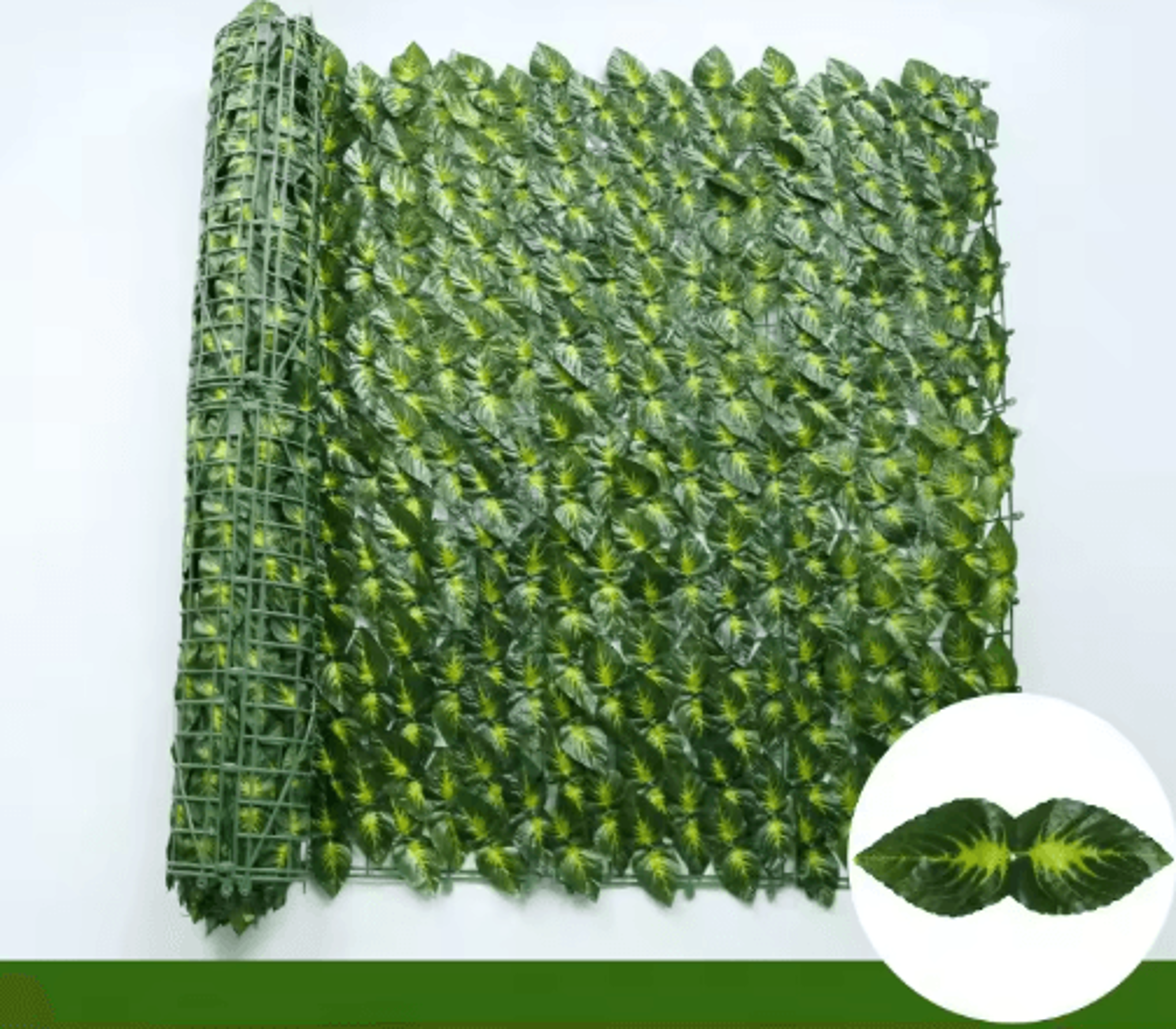 Artificial Ivy Hedge Fence Panels Faux Privacy Screen For Garden  Balcony Decor 1
