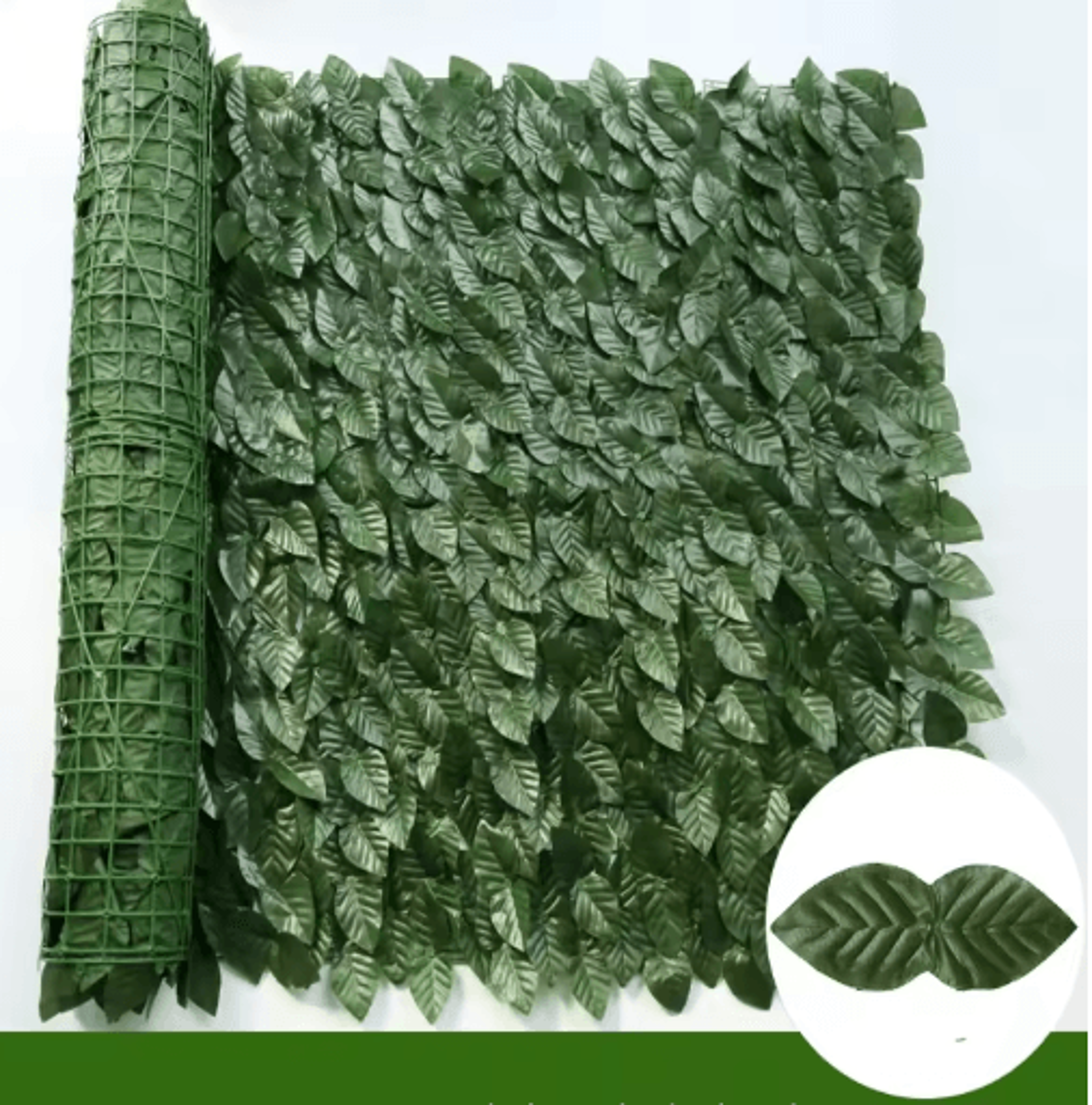 Artificial Ivy Hedge Fence Panels Faux Privacy Screen For Garden  Balcony Decor 6
