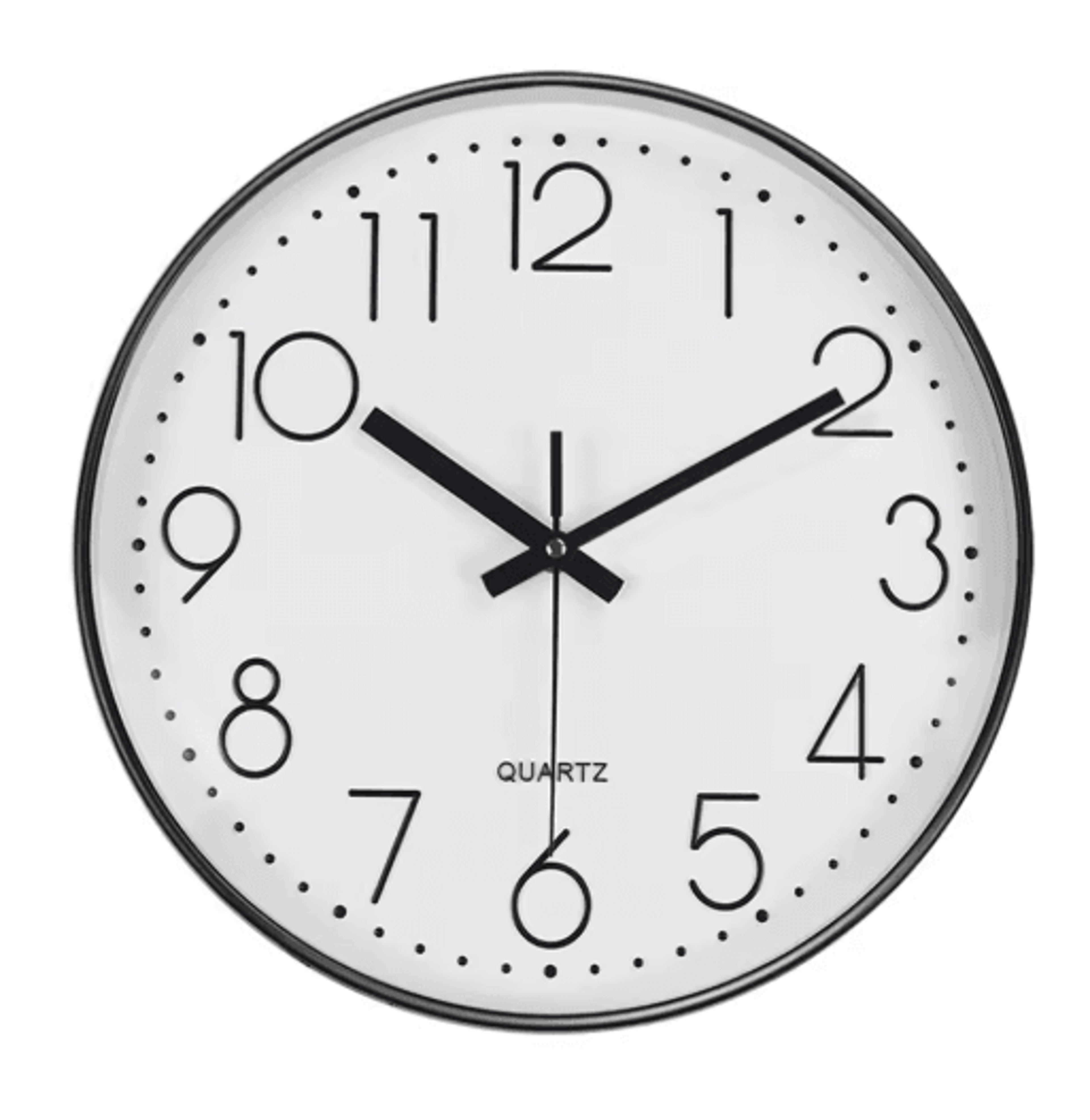 Minimalist 3D Quartz Wall Clock Silent Modern Digital Style For Living Room  Office 3