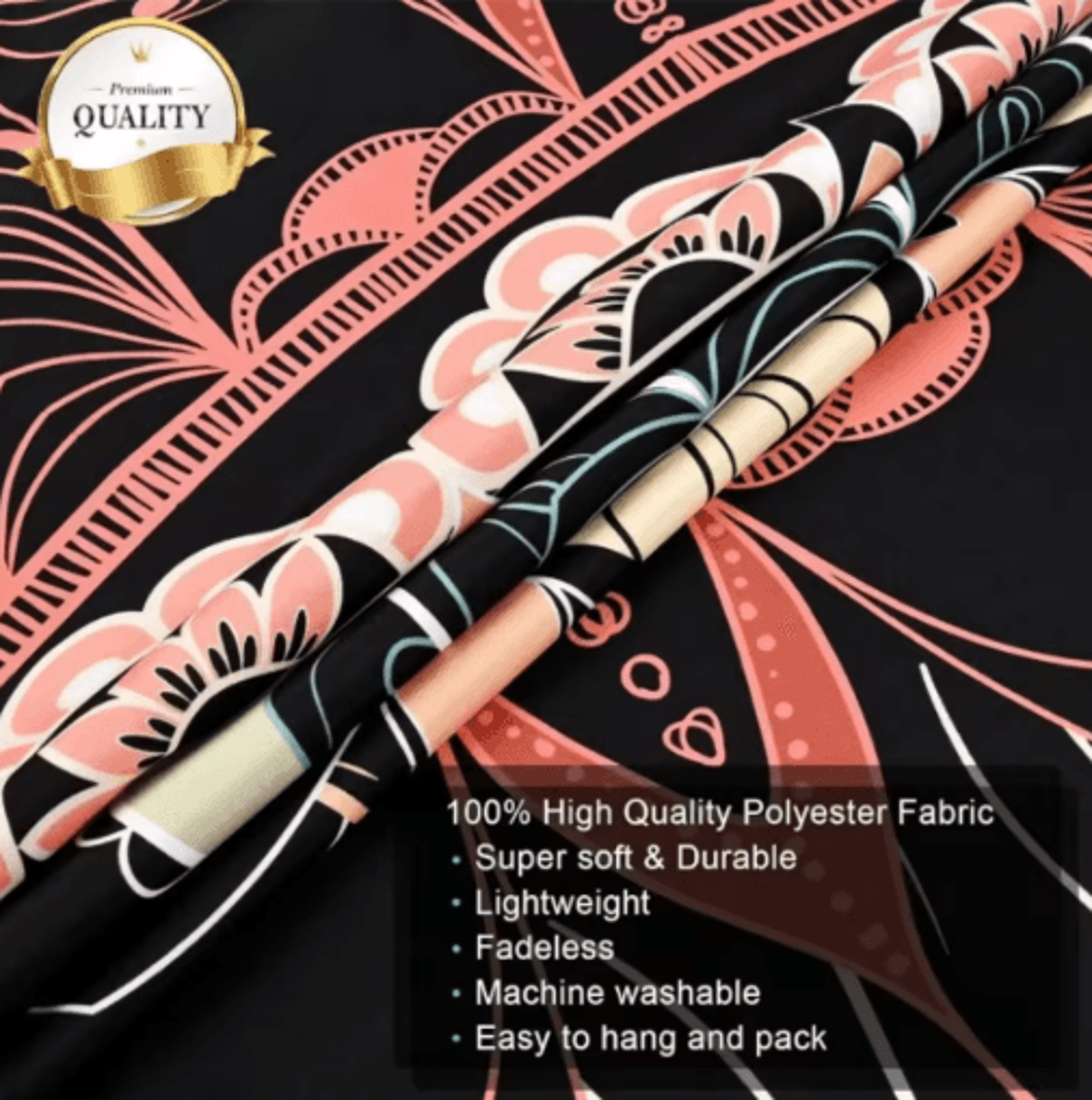 VIKAMA Aurora Borealis Tapestry Starry Sky Alien Forest Bohemian Wall Decor 3