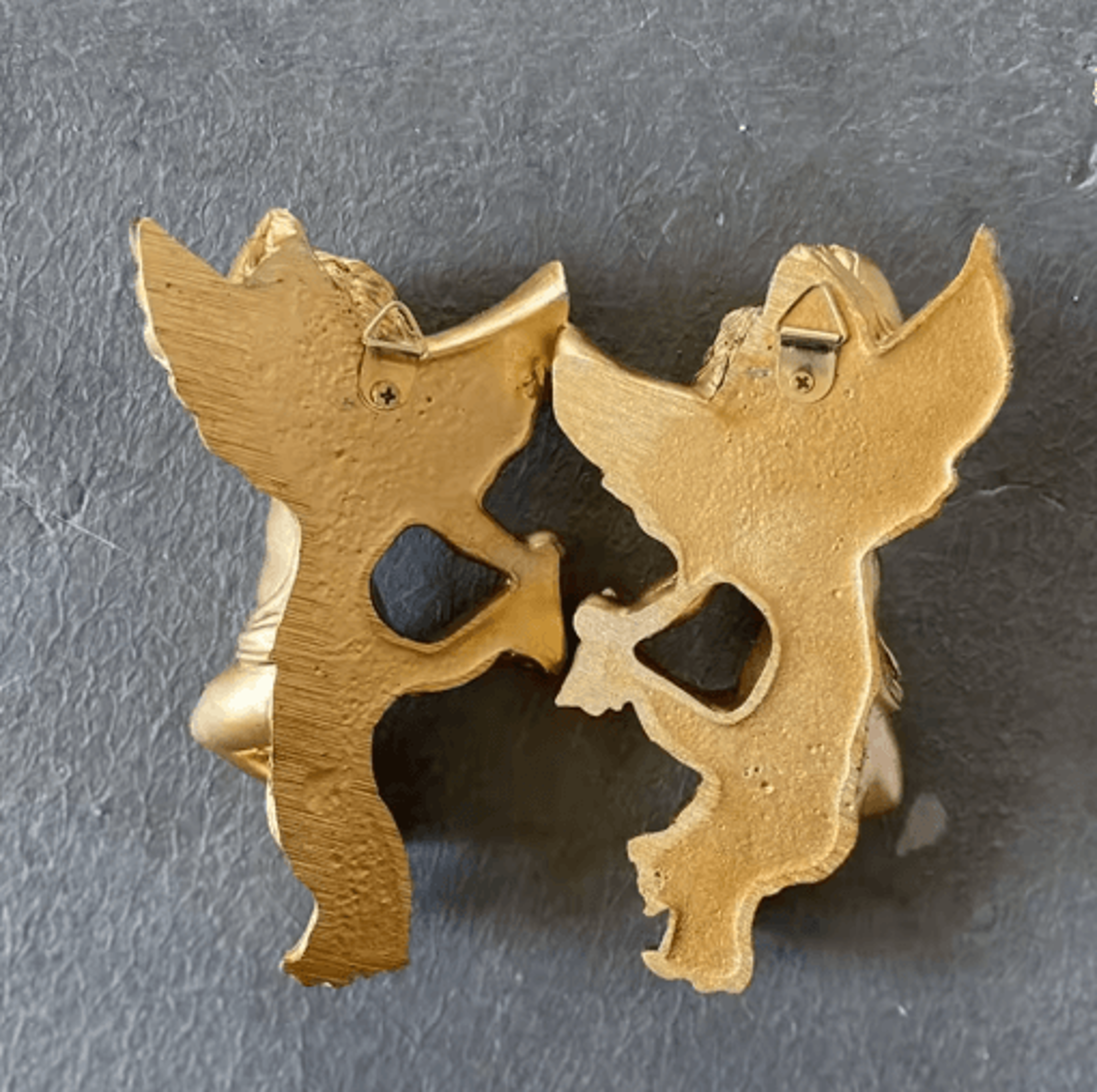 Cute Cherub Angel Wall Hanging Resin Angel Ornament Set For Room Decor 3