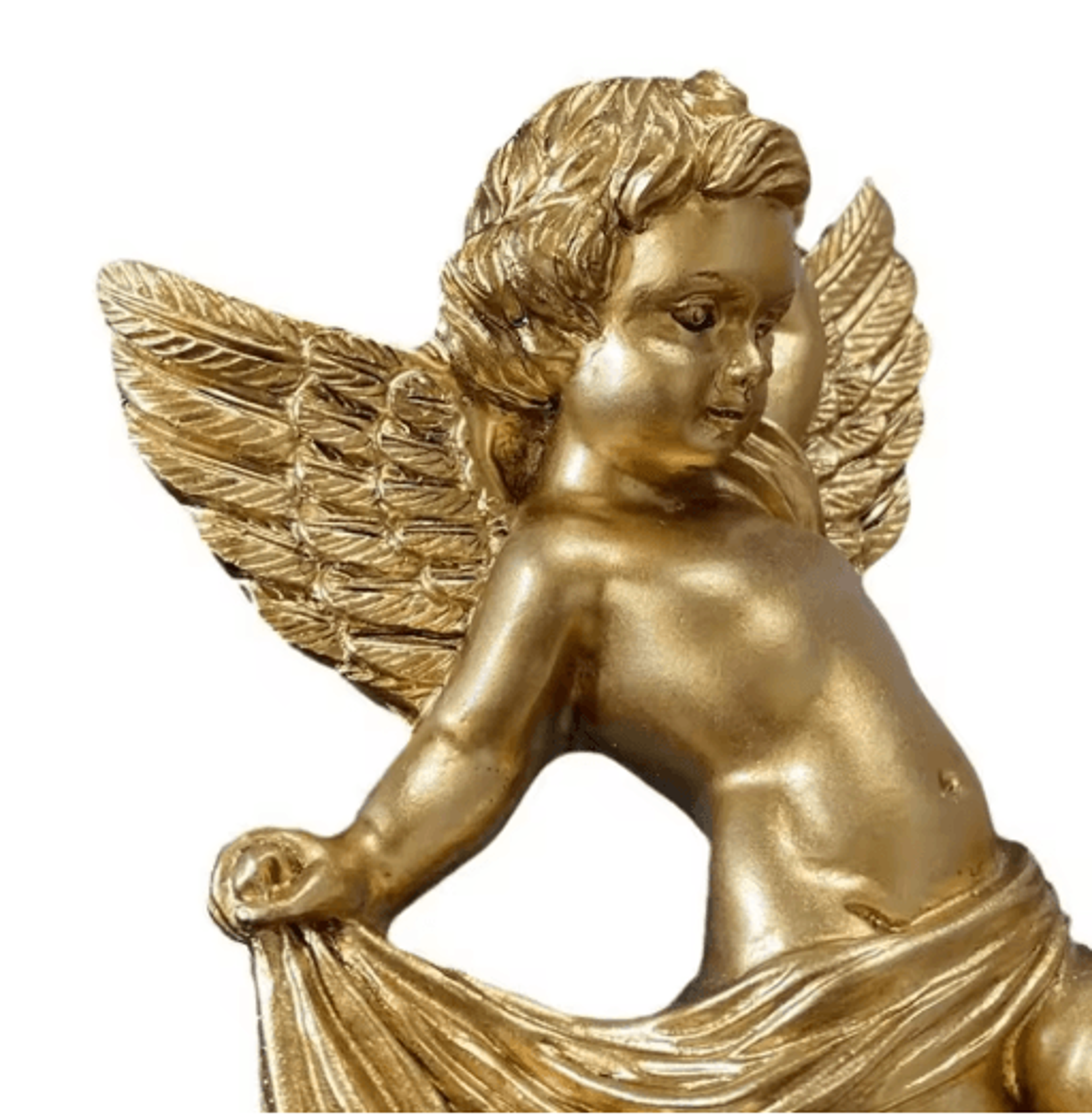 Cute Cherub Angel Wall Hanging Resin Angel Ornament Set For Room Decor 5
