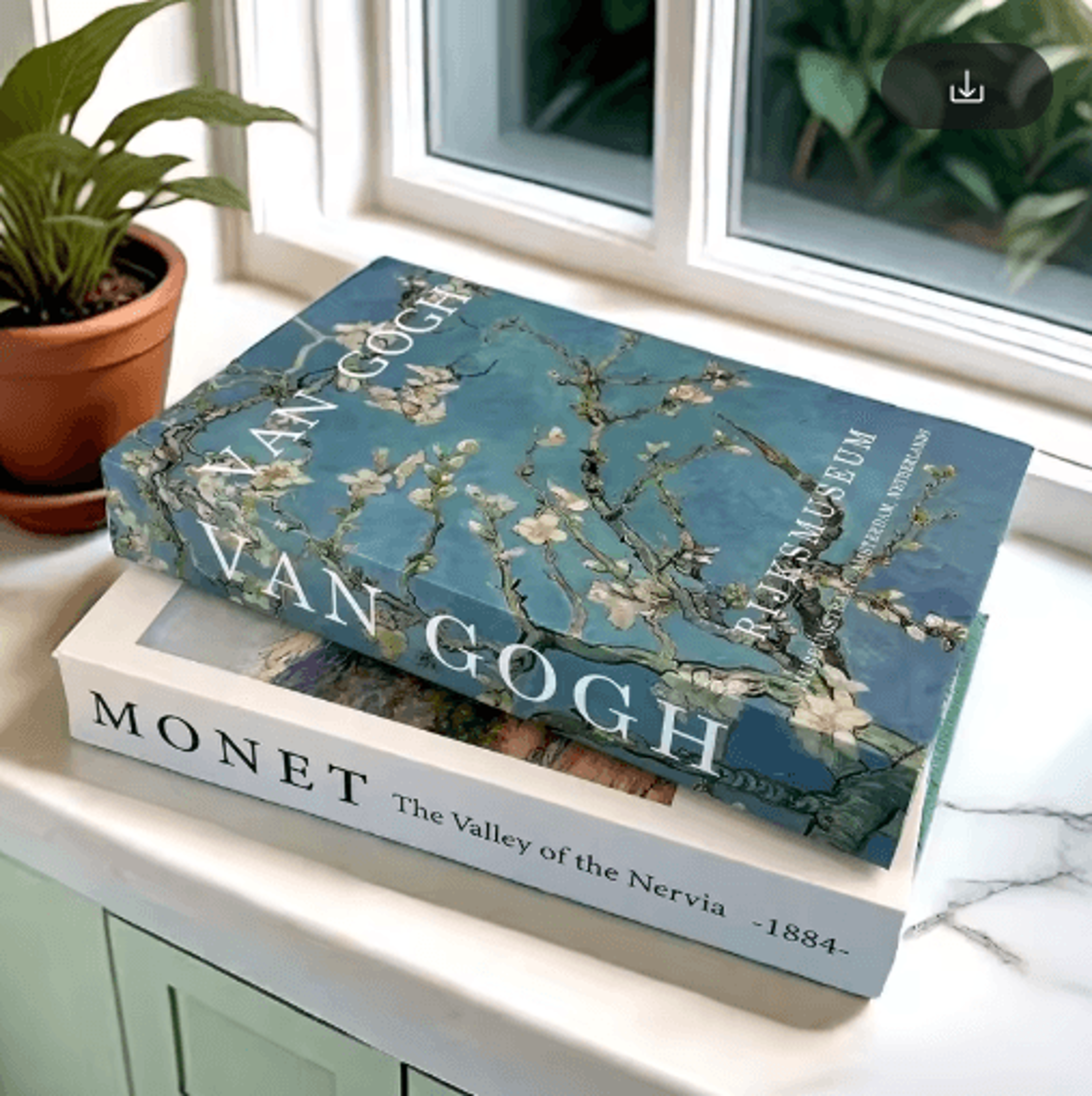 Van Gogh Monet Picasso Decorative Book Storage Box Luxury Hidden Storage Decor 29