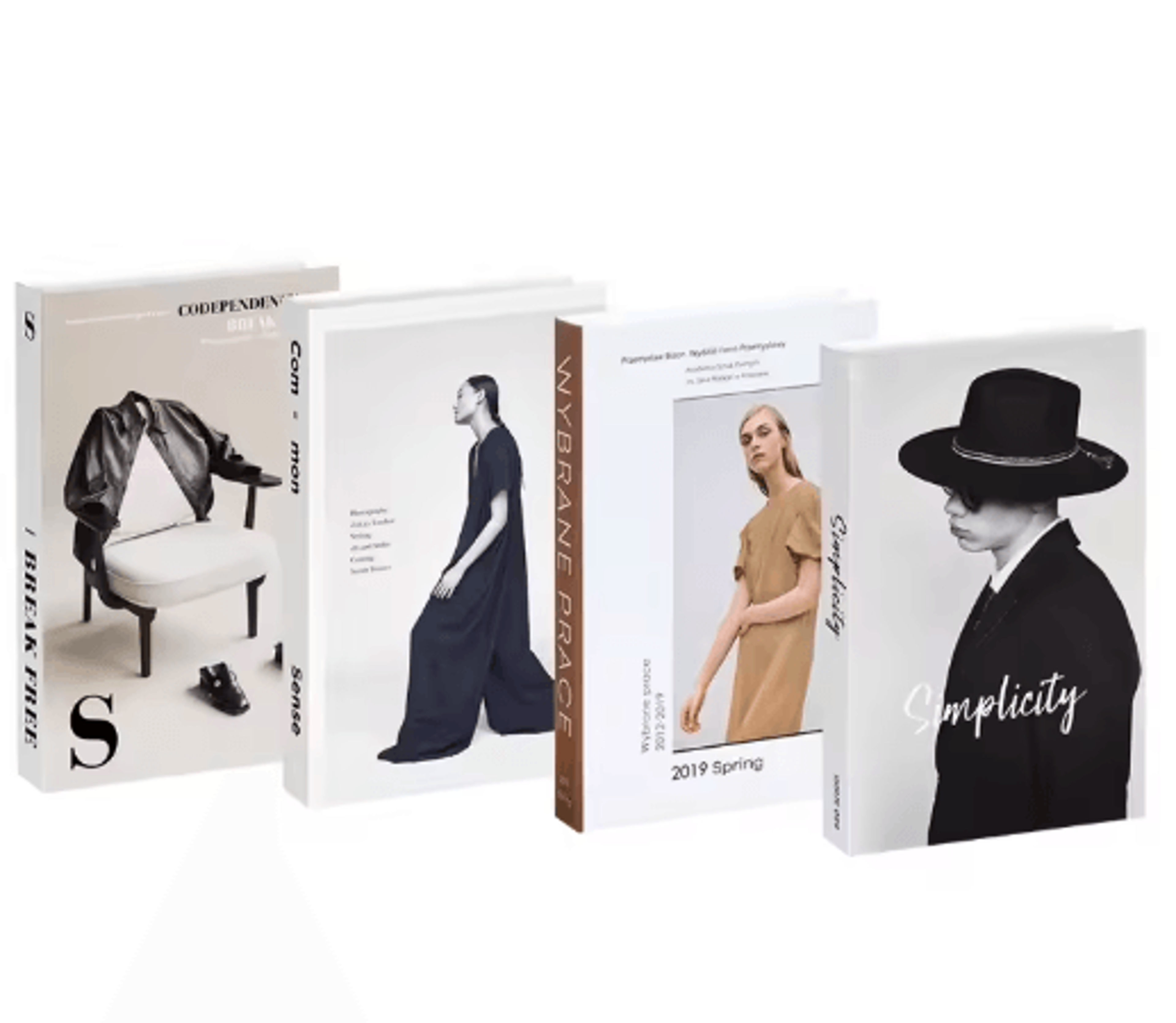 Aesthetic Decorative Fake Books Set  Designer Coffee Table  Bookshelf Decor 4pcs 16