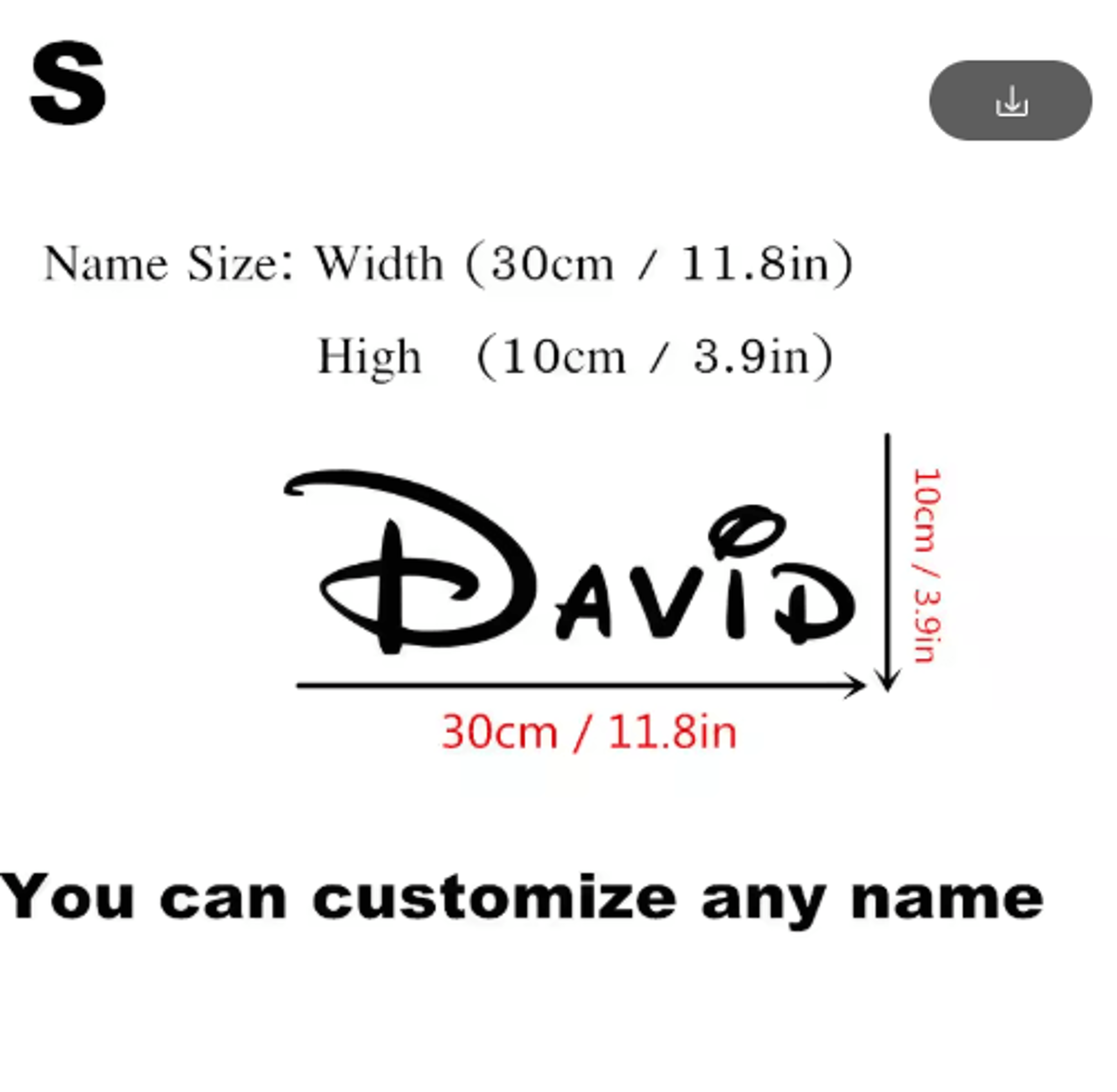 Personalized Name Wall Sticker Custom Kids Room  Nursery Vinyl Decal 5