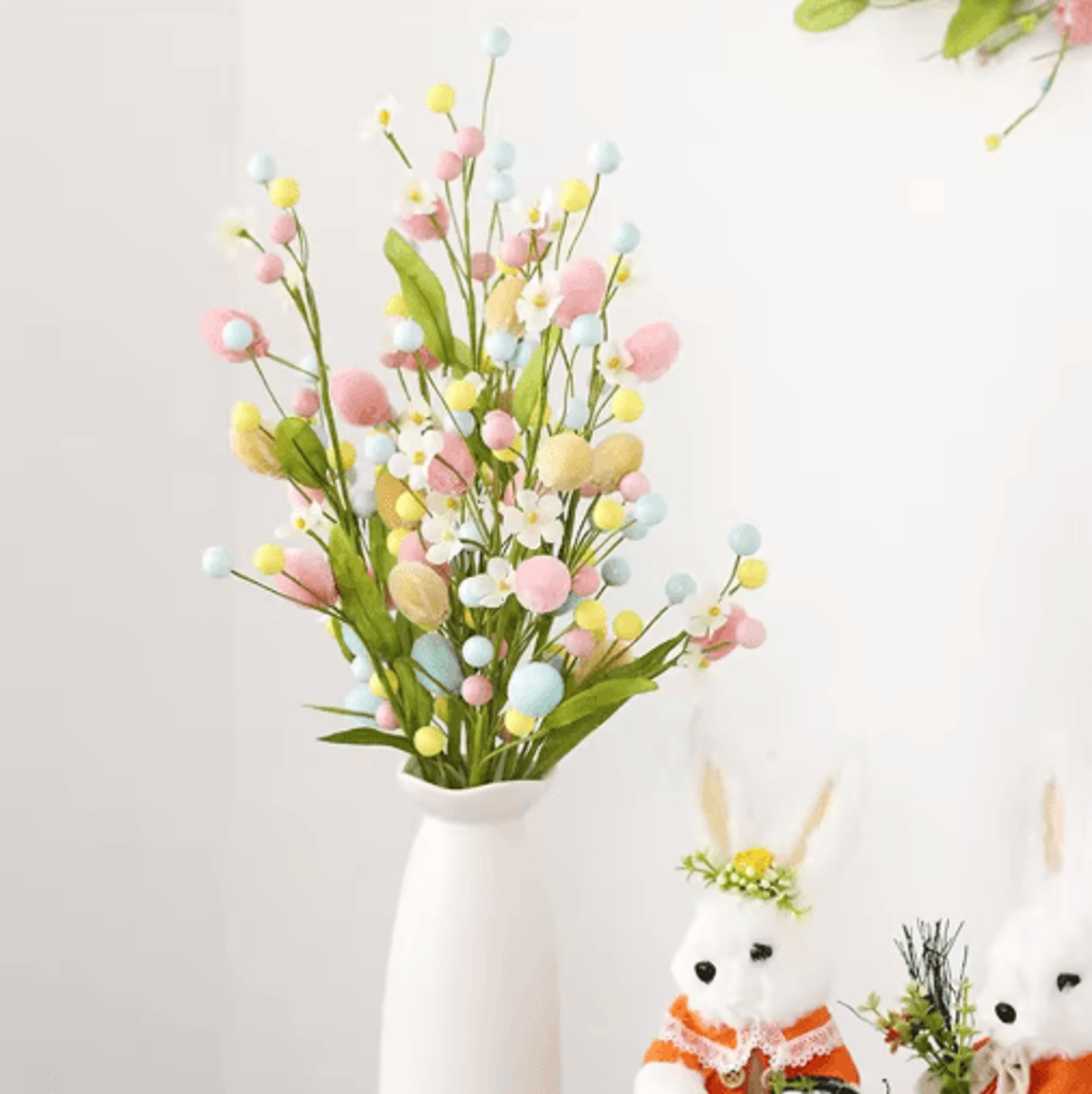 Easter Egg Tree Branch Decor Artificial Spring Branch For Festive Home Styling 14