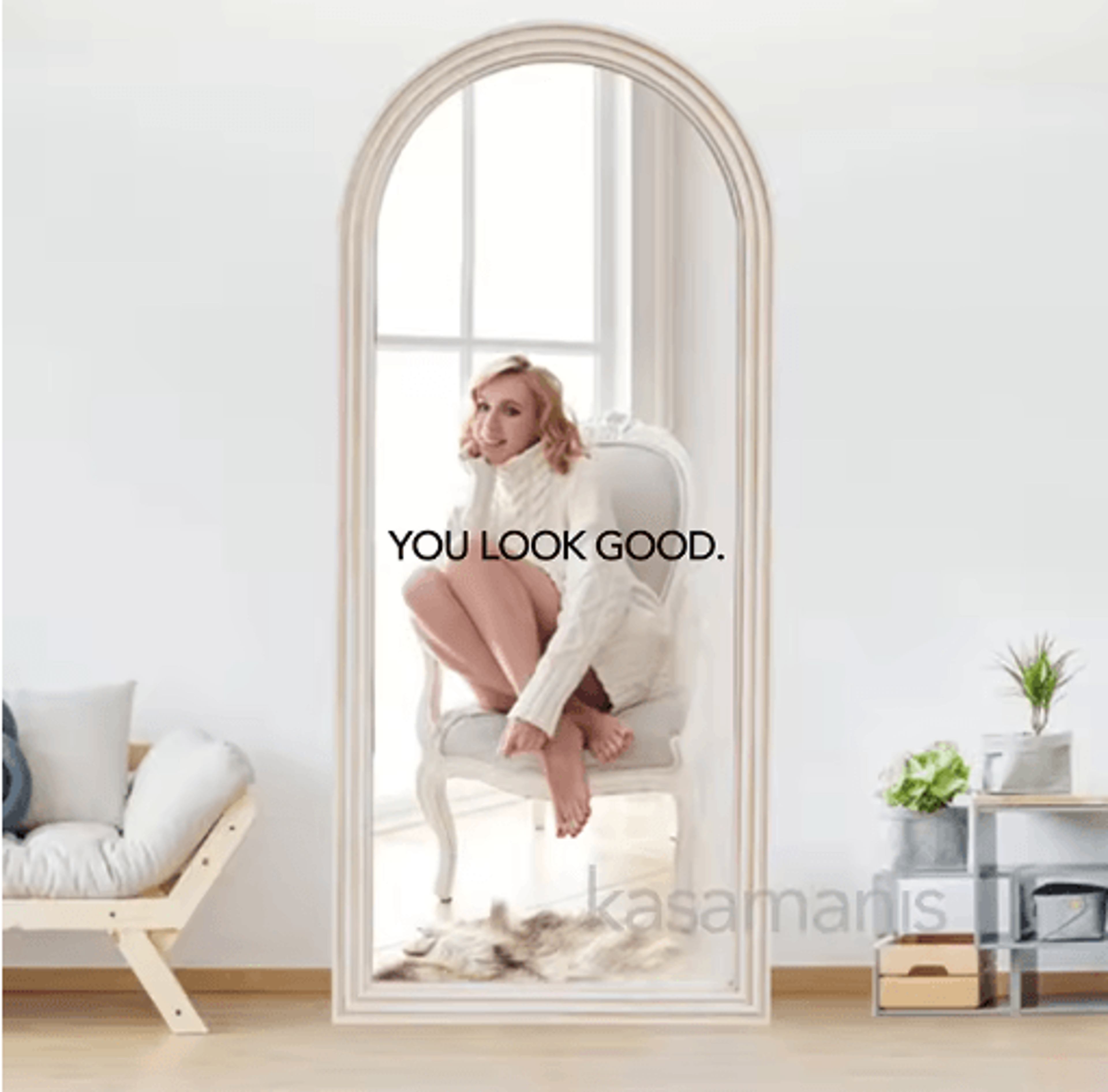 You Look Amazing Mirror Decal Inspirational Vinyl Wall Sticker For Bathroom  Bedroom 19