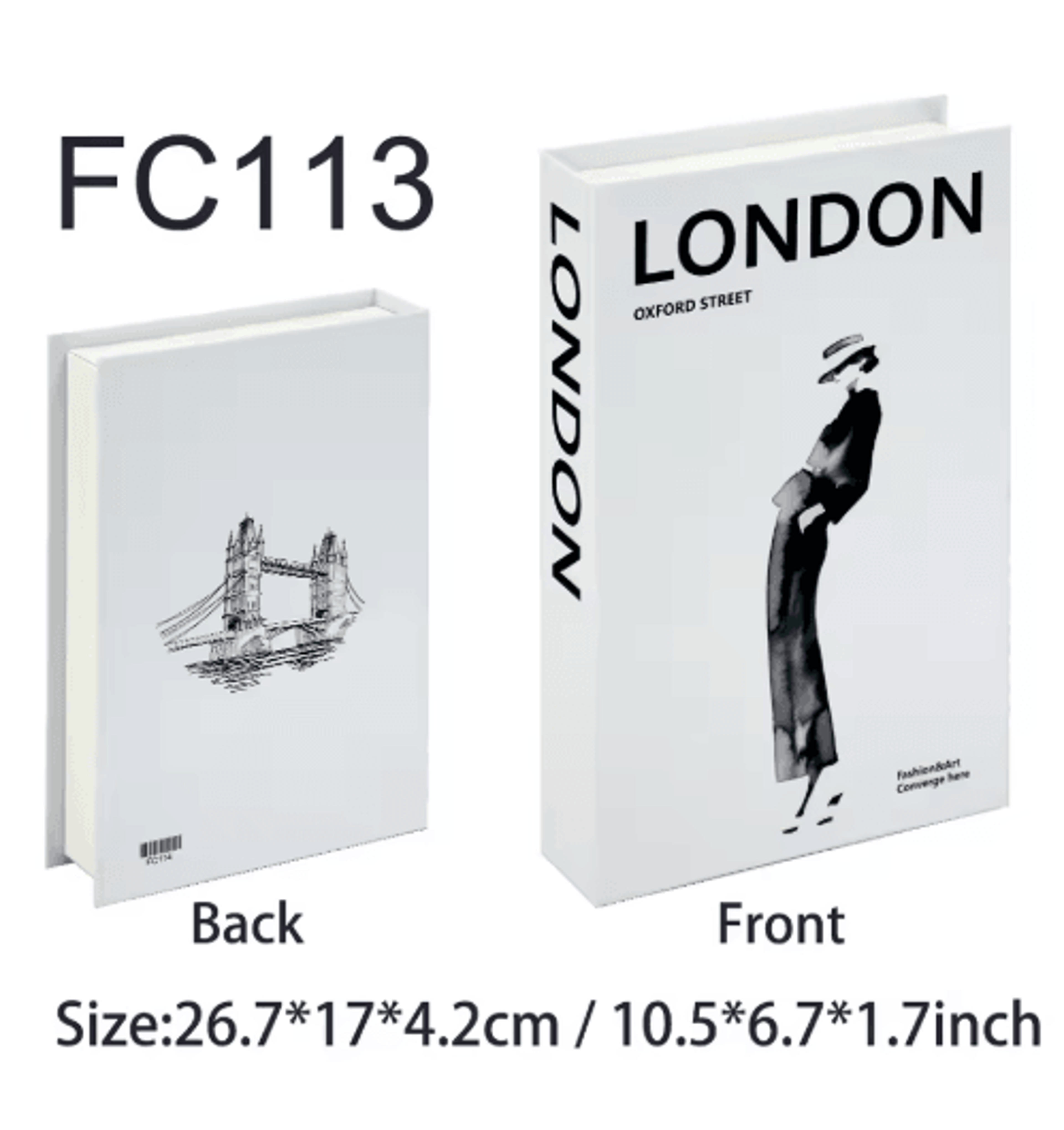 Luxury Decorative Fake Books Set Colorful Coffee Table  Shelf Styling Decor 12