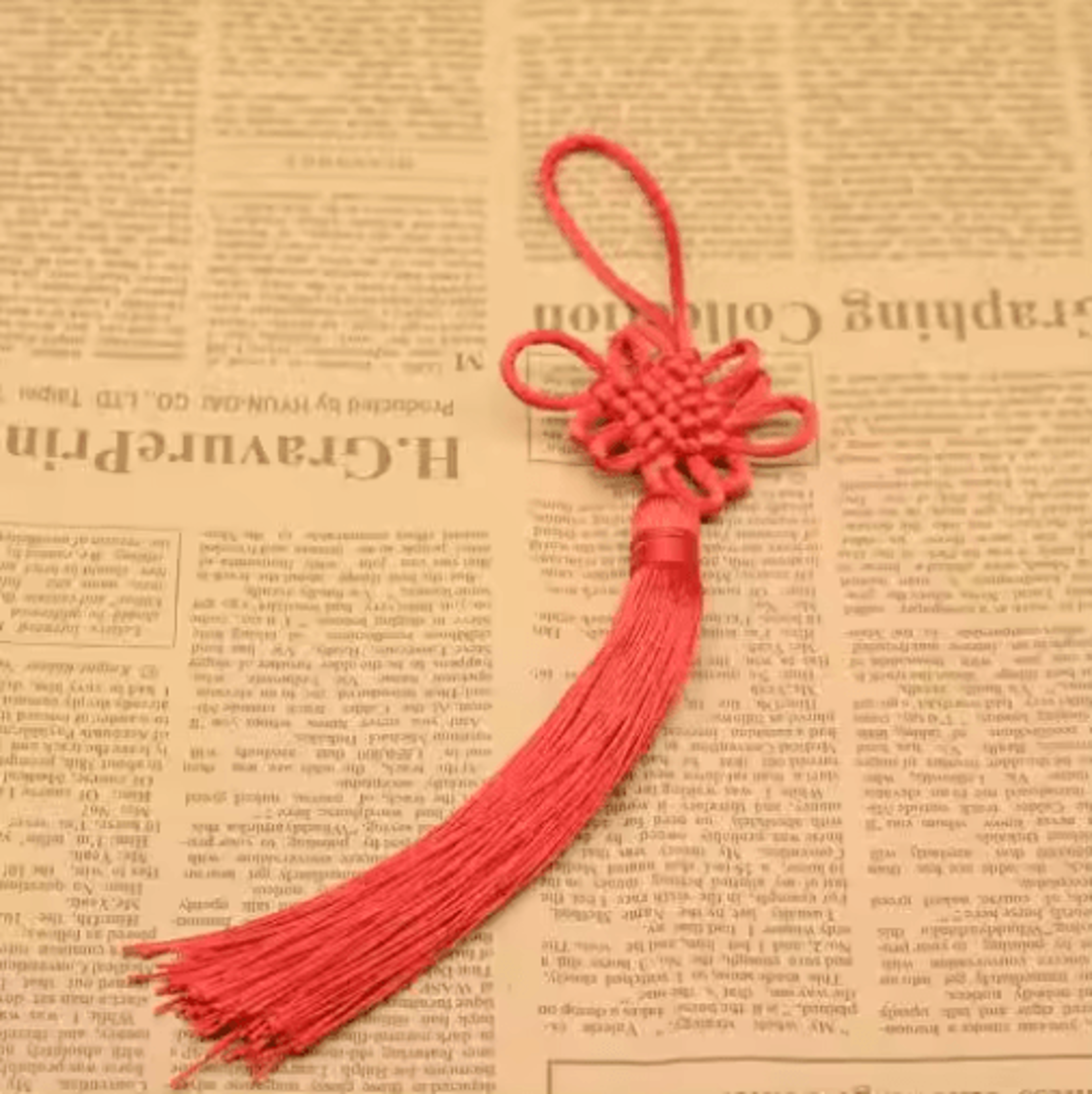 Chinese Knot Lucky Charm With Five Emperors Coins  Feng Shui Prosperity  Protection Decor 1