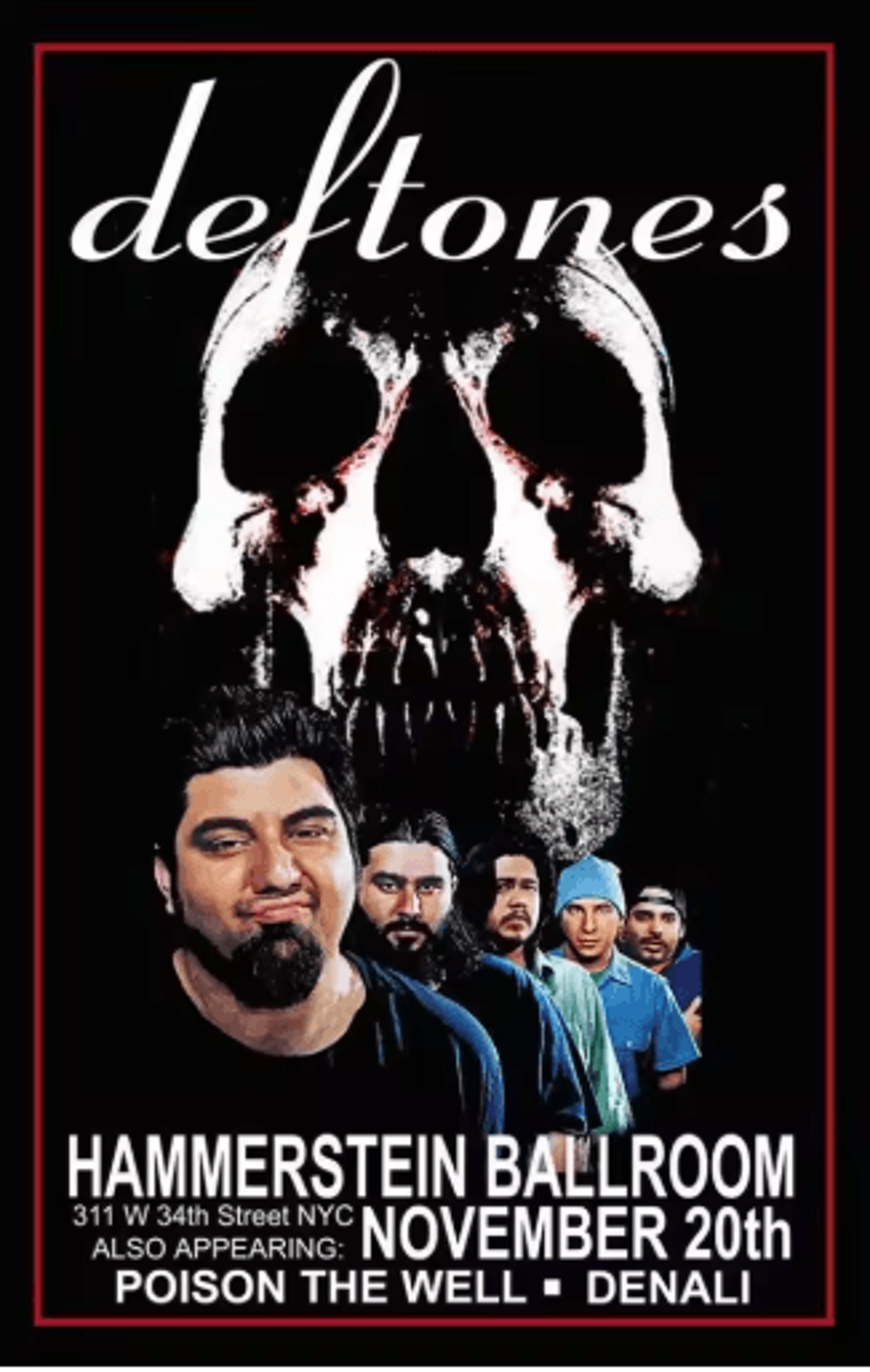 Deftones Around The Fur Album Poster Retro Rock Band Wall Art Decor 13