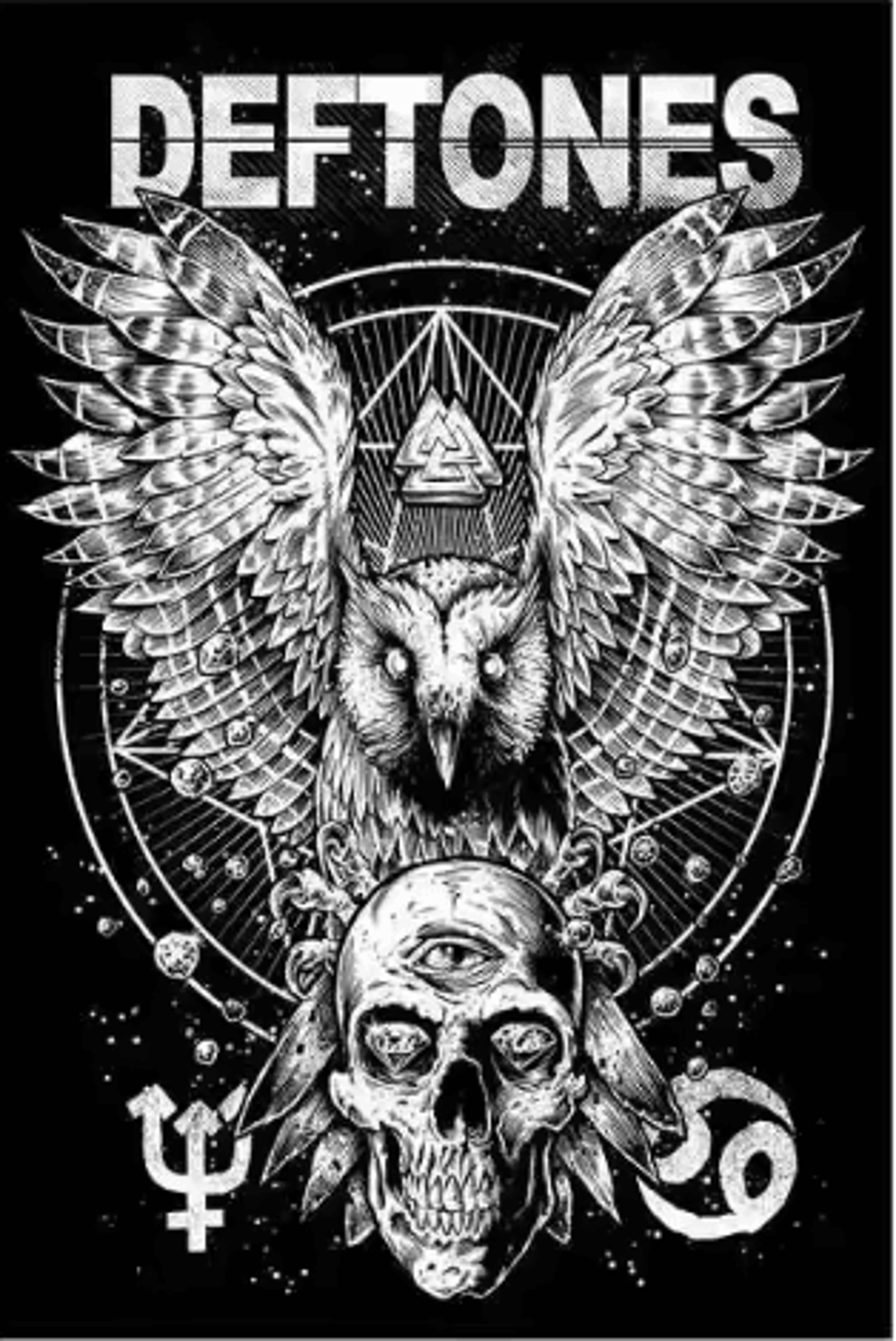 Deftones Around The Fur Album Poster Retro Rock Band Wall Art Decor 9