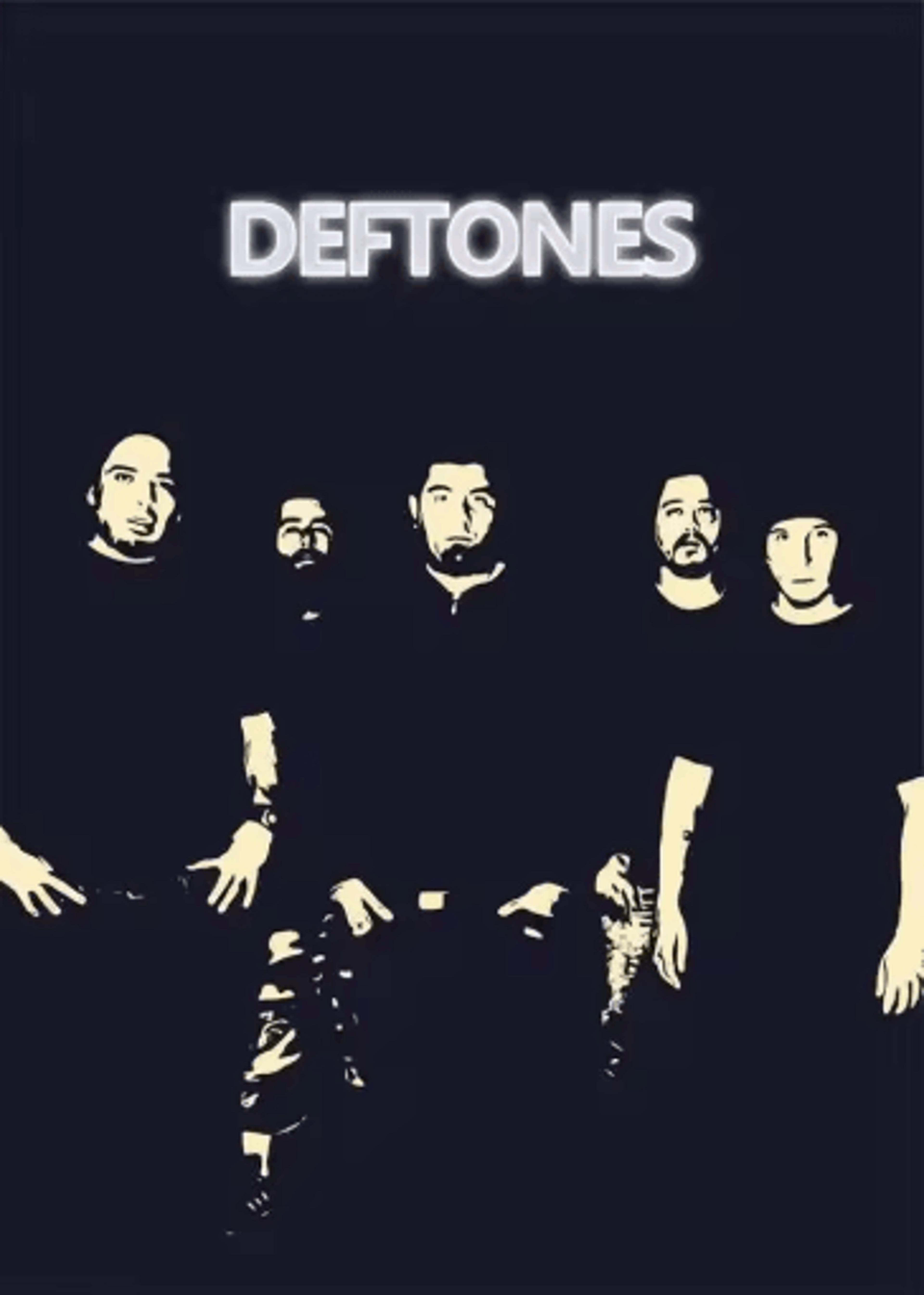 Deftones Around The Fur Album Poster Retro Rock Band Wall Art Decor 21