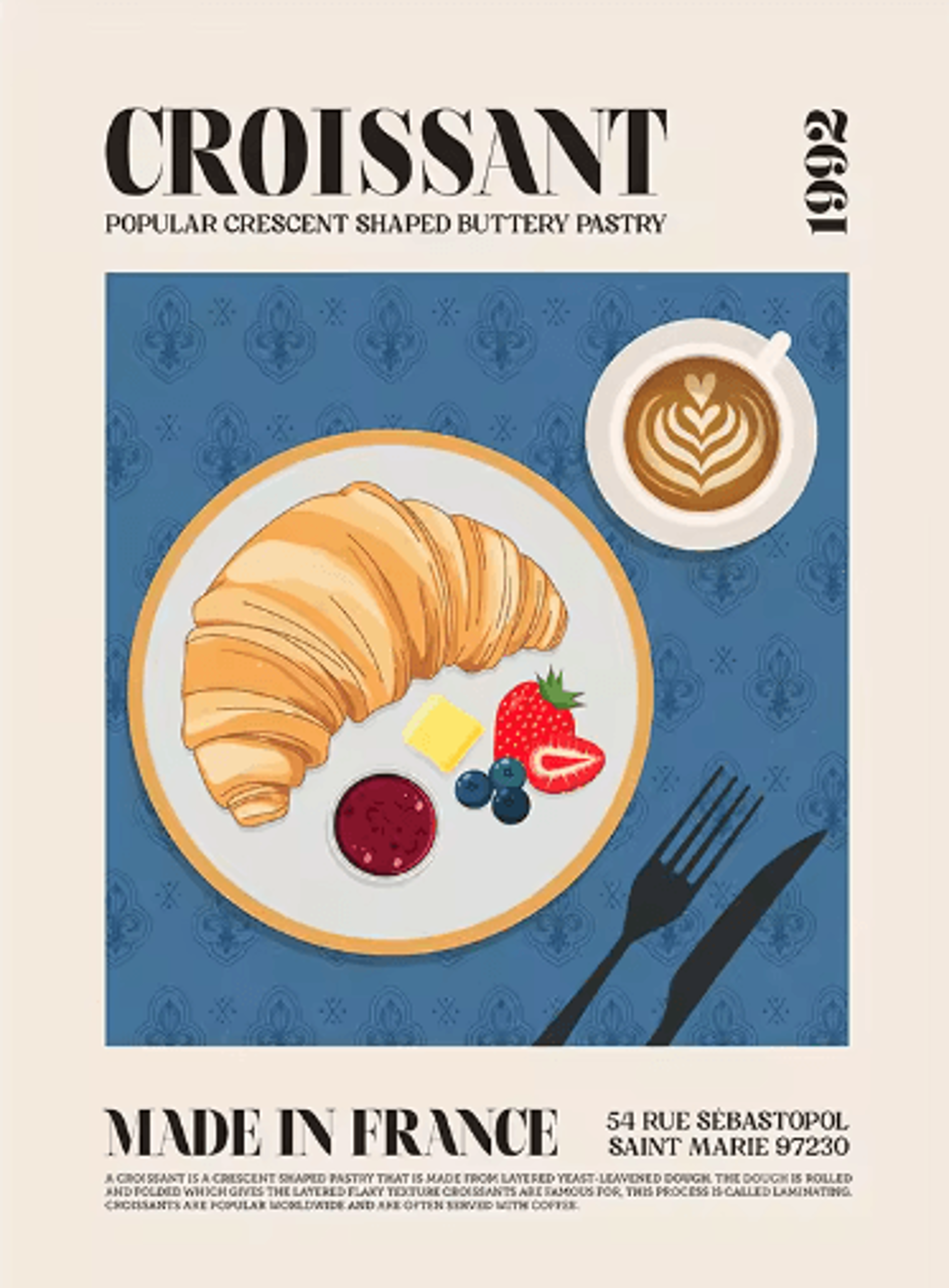 Delicious Food Wall Art Canvas World Cuisine Kitchen Poster With Ravioli Ramen  Coffee 6