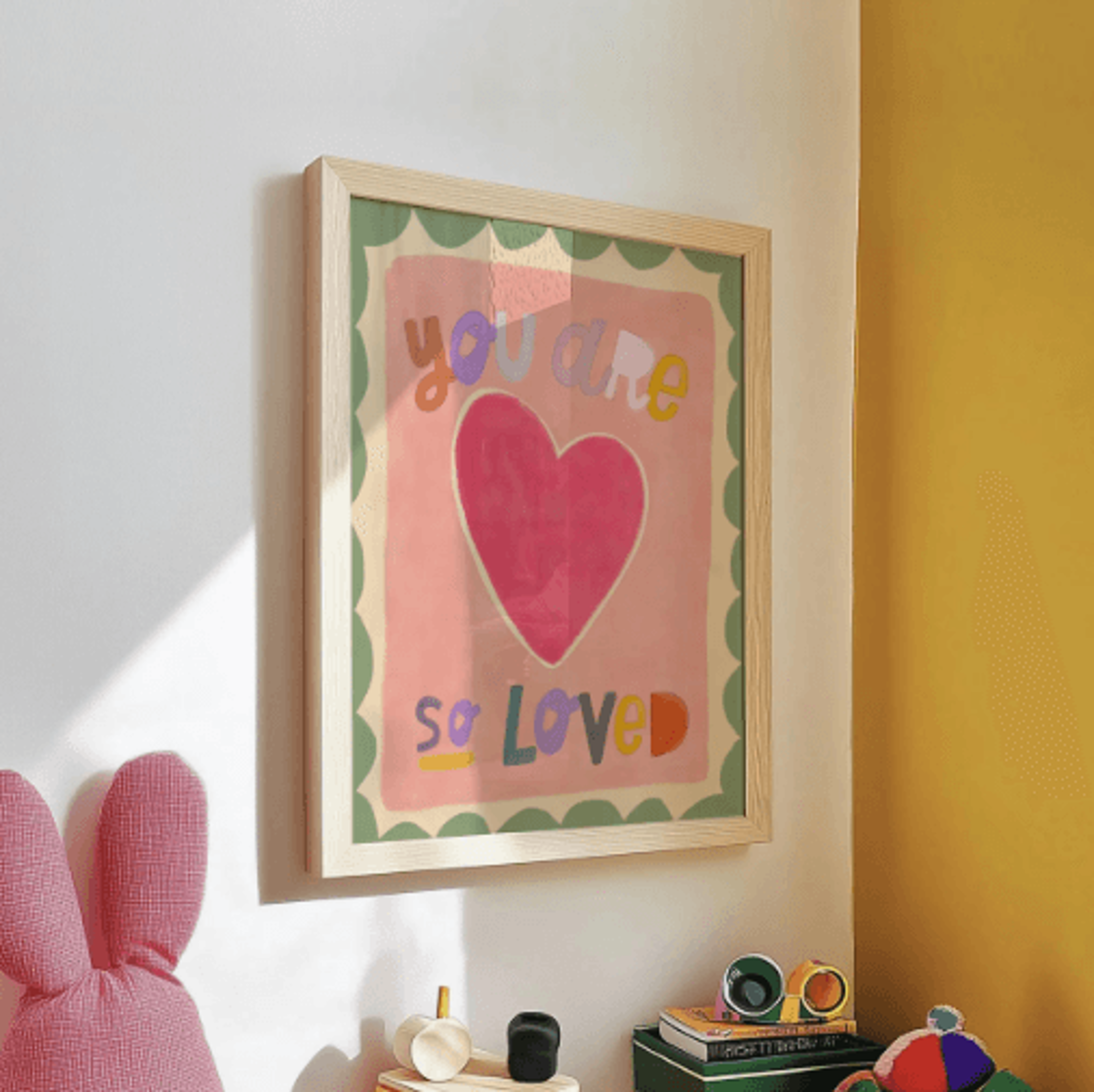 Magical Unicorn Nursery Wall Art  Inspirational Quote Canvas Prints For Kids Room 18