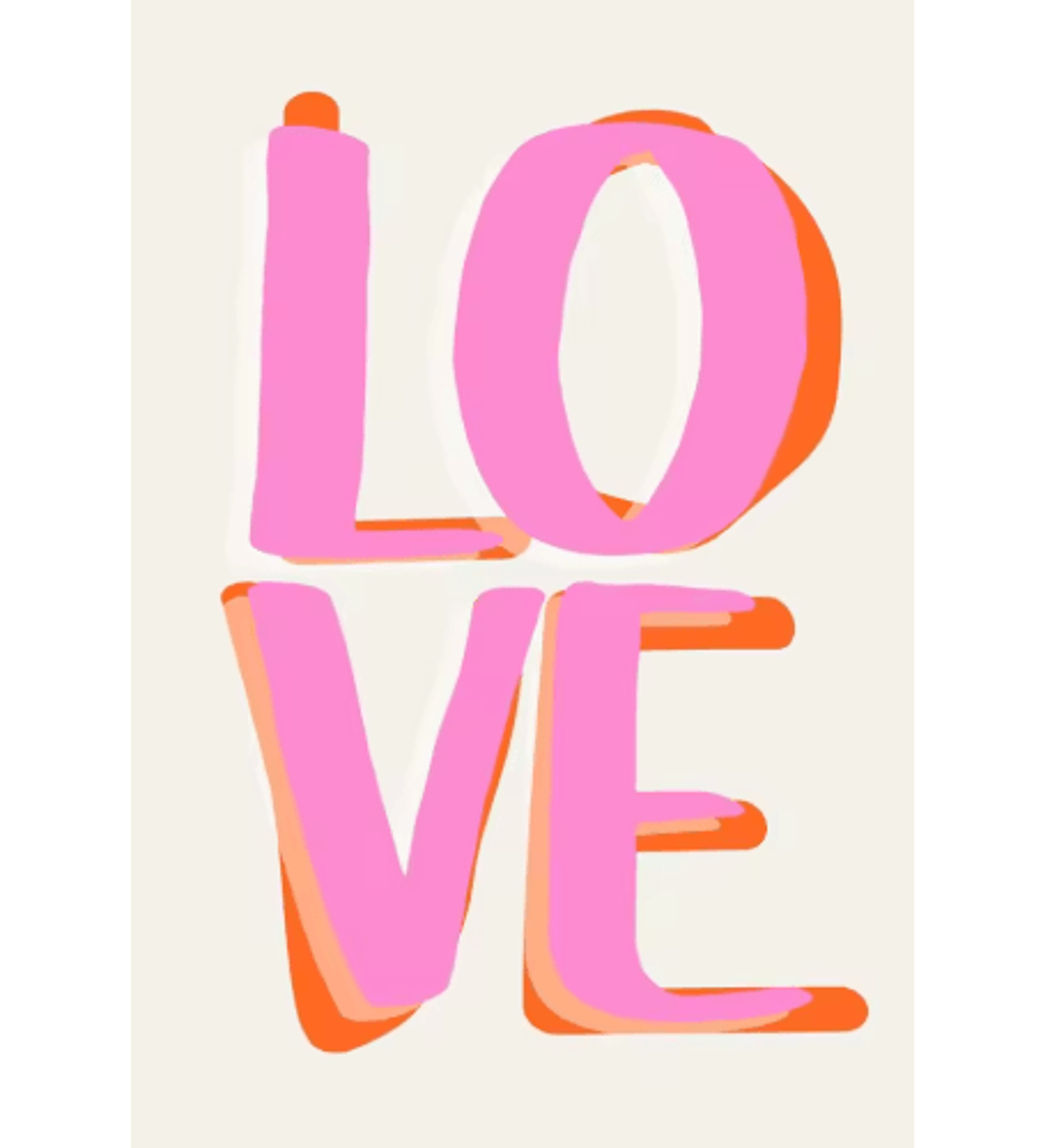 Nordic Pink Quote Wall Art  More Amor Por Favor Eclectic Love Canvas Print 9