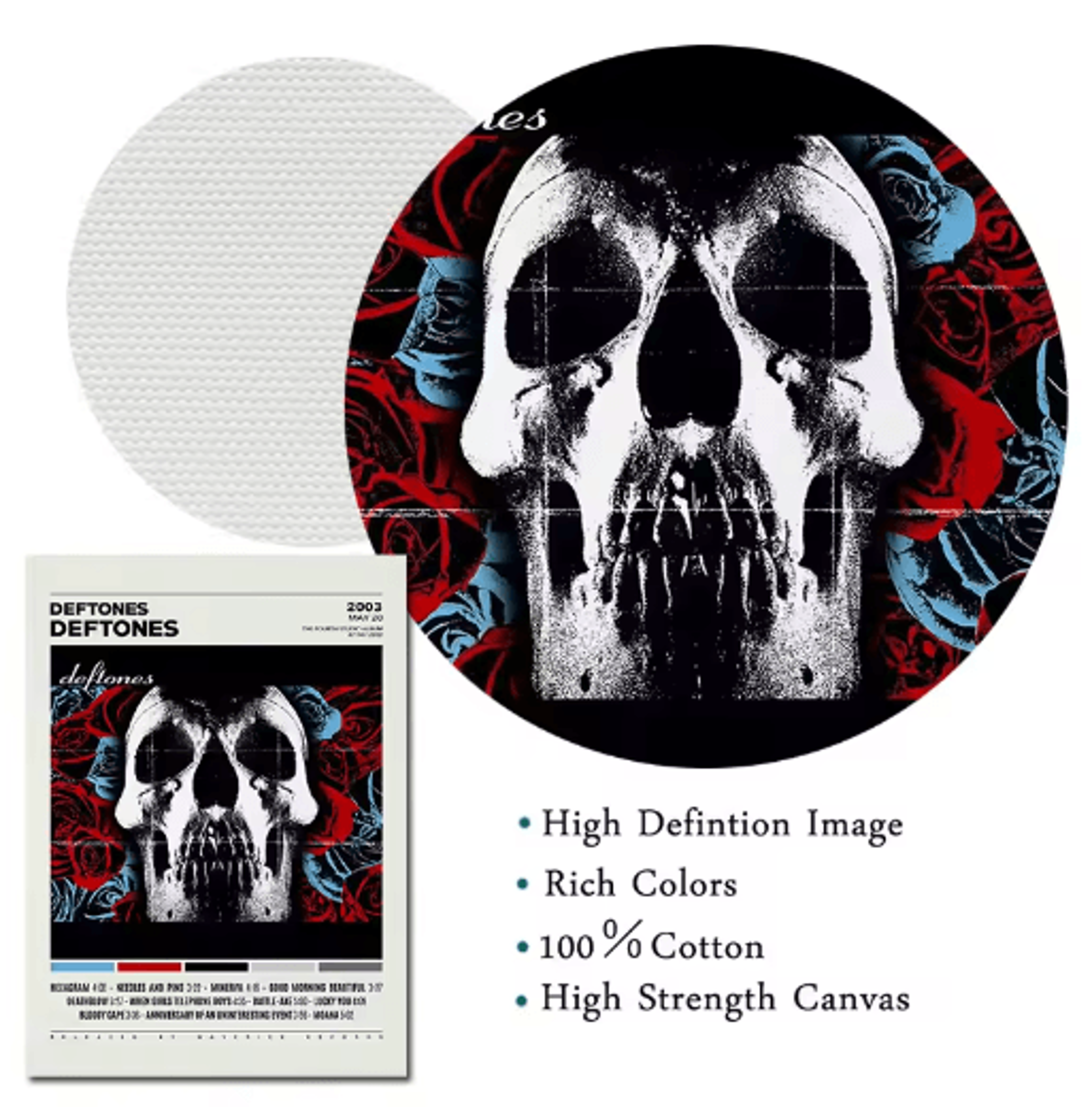Deftones Album Cover Canvas Poster Rock Band Wall Art Decor 10