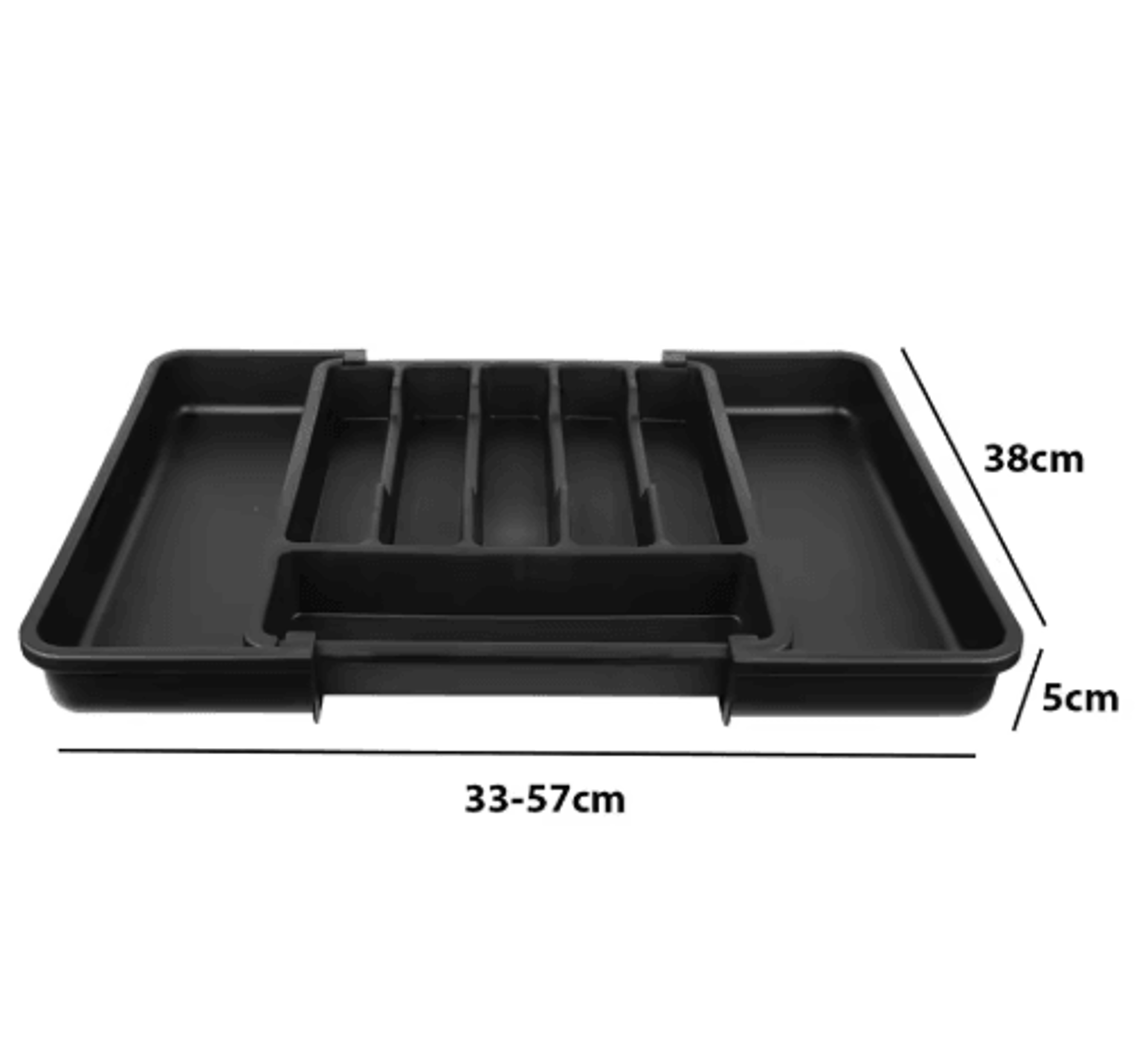 Expandable Kitchen Drawer Organizer  Adjustable Cutlery Storage Tray 4