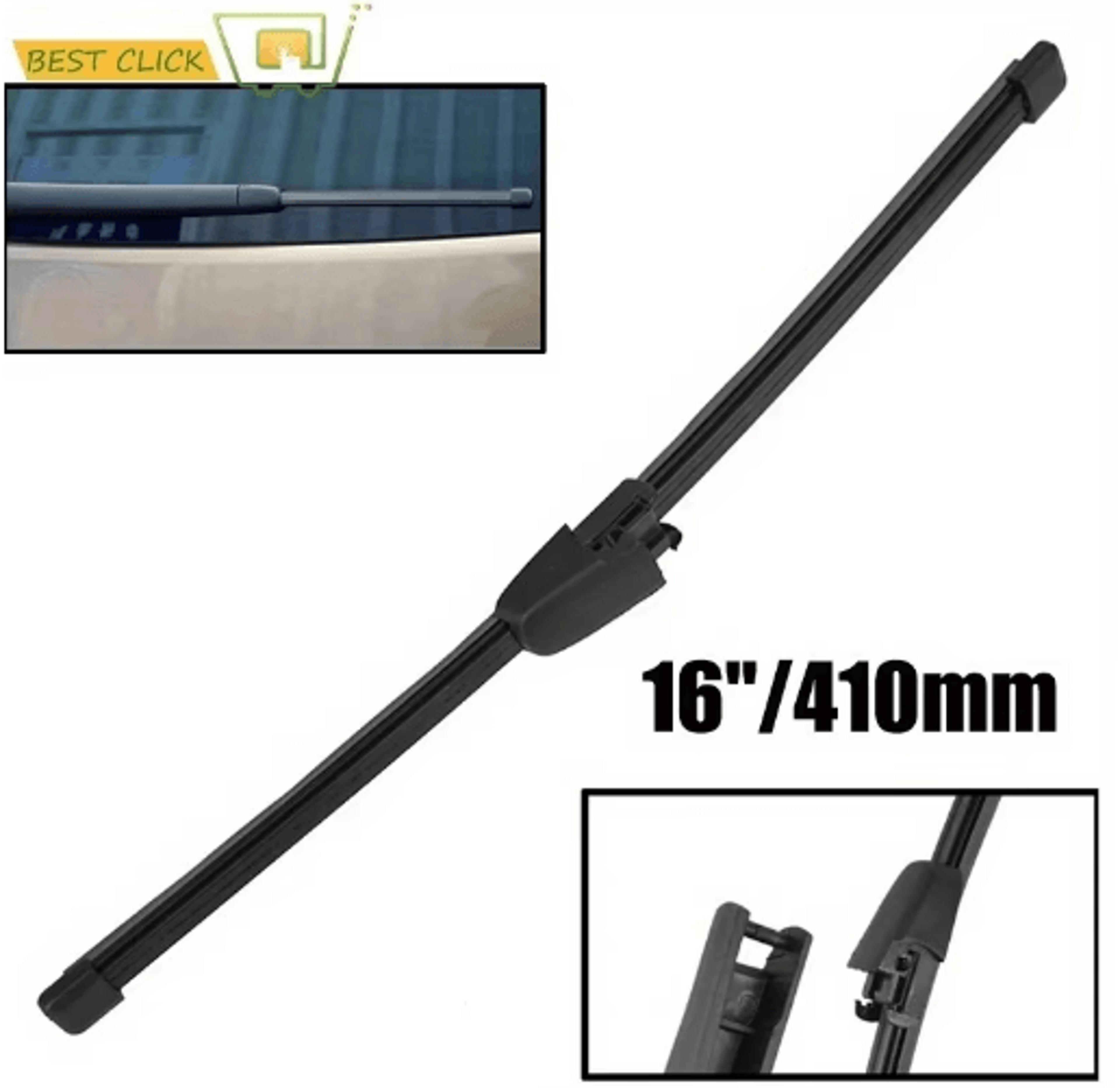 premium rear wiper blade for vw, skoda & seat – durable rear windshield replacement blade