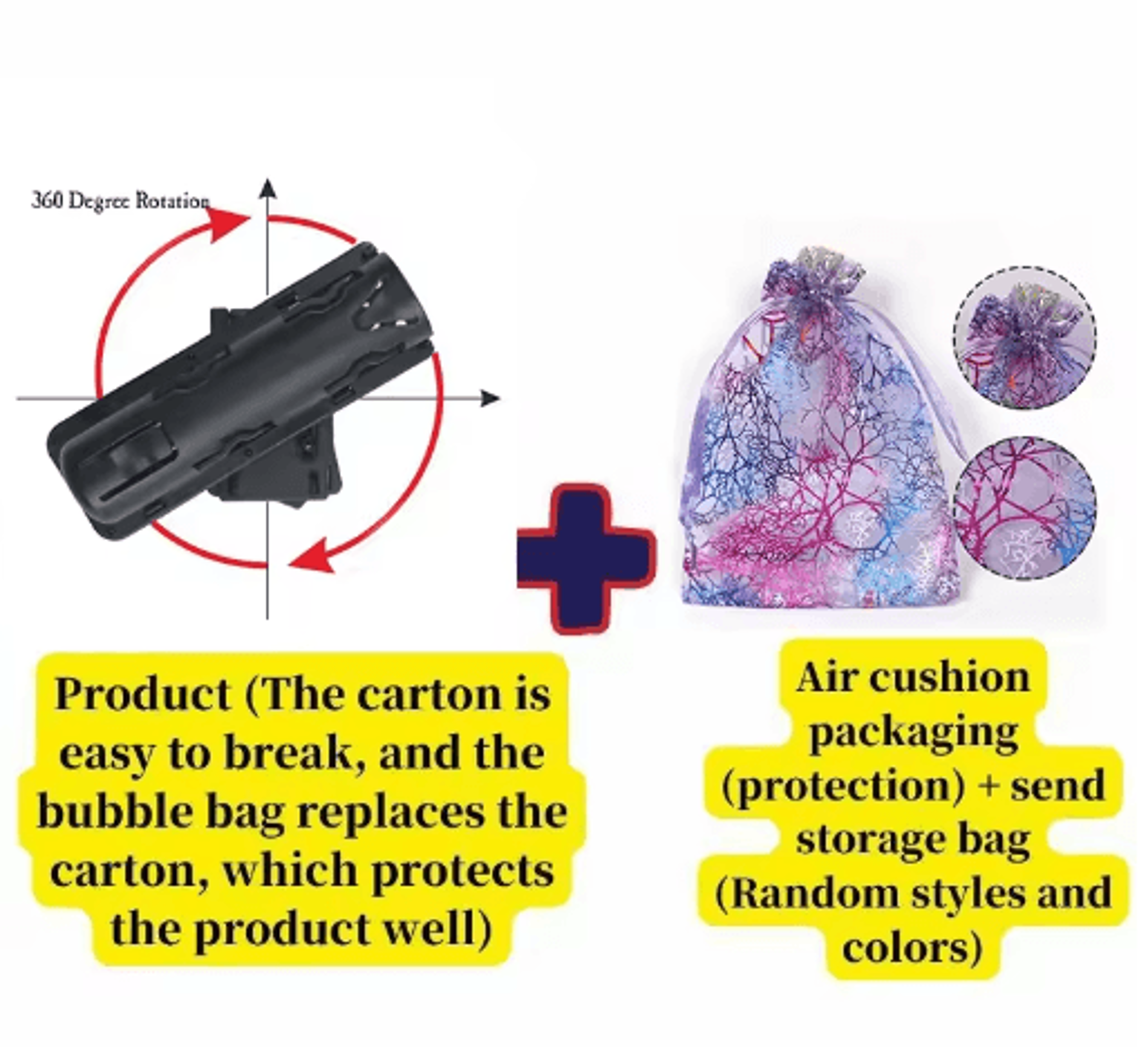 360 Rotating Retractable Baton Holster For Tactical  Outdoor Carry 3