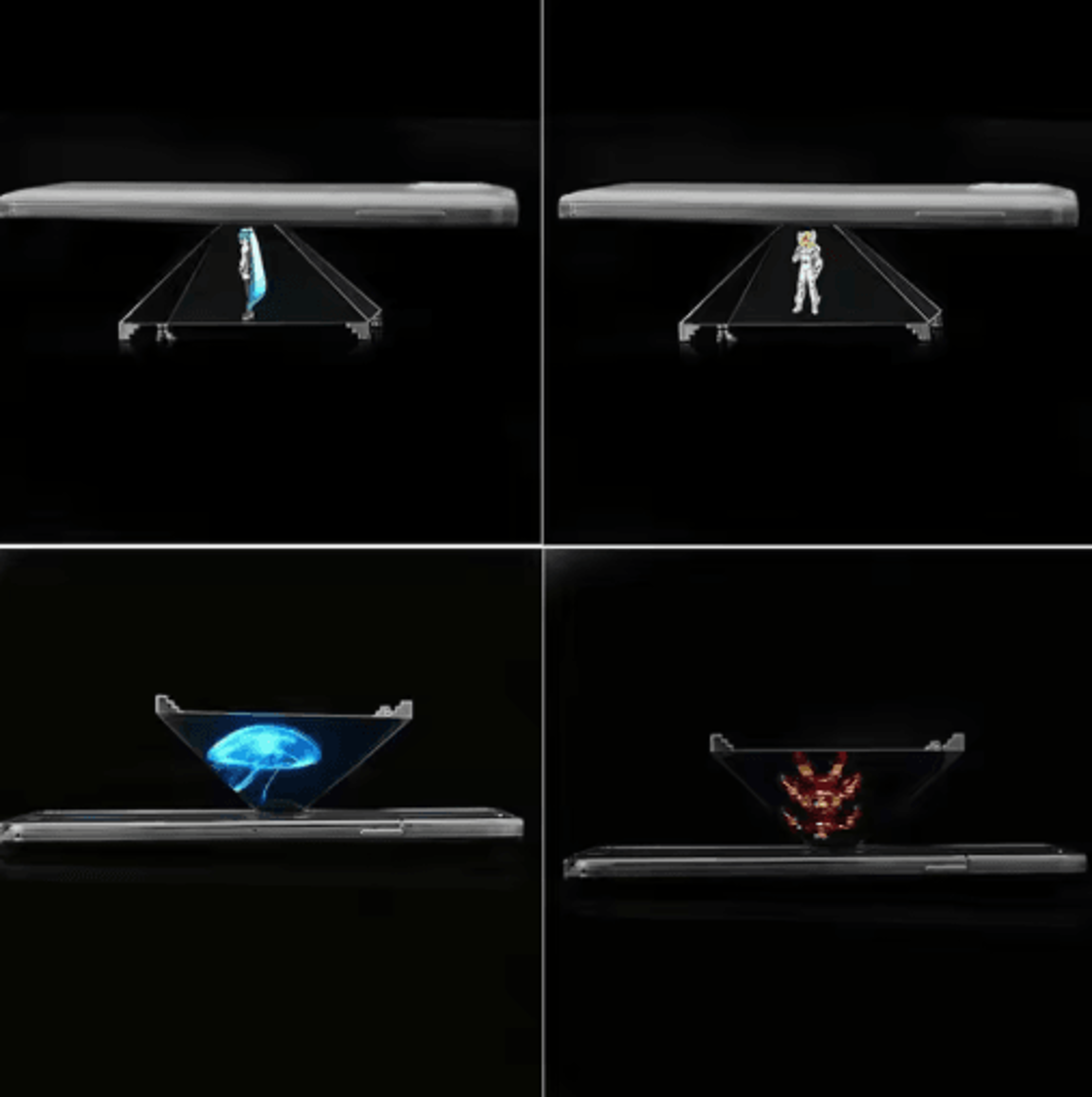 3D Hologram Pyramid Projector For Smartphones 2