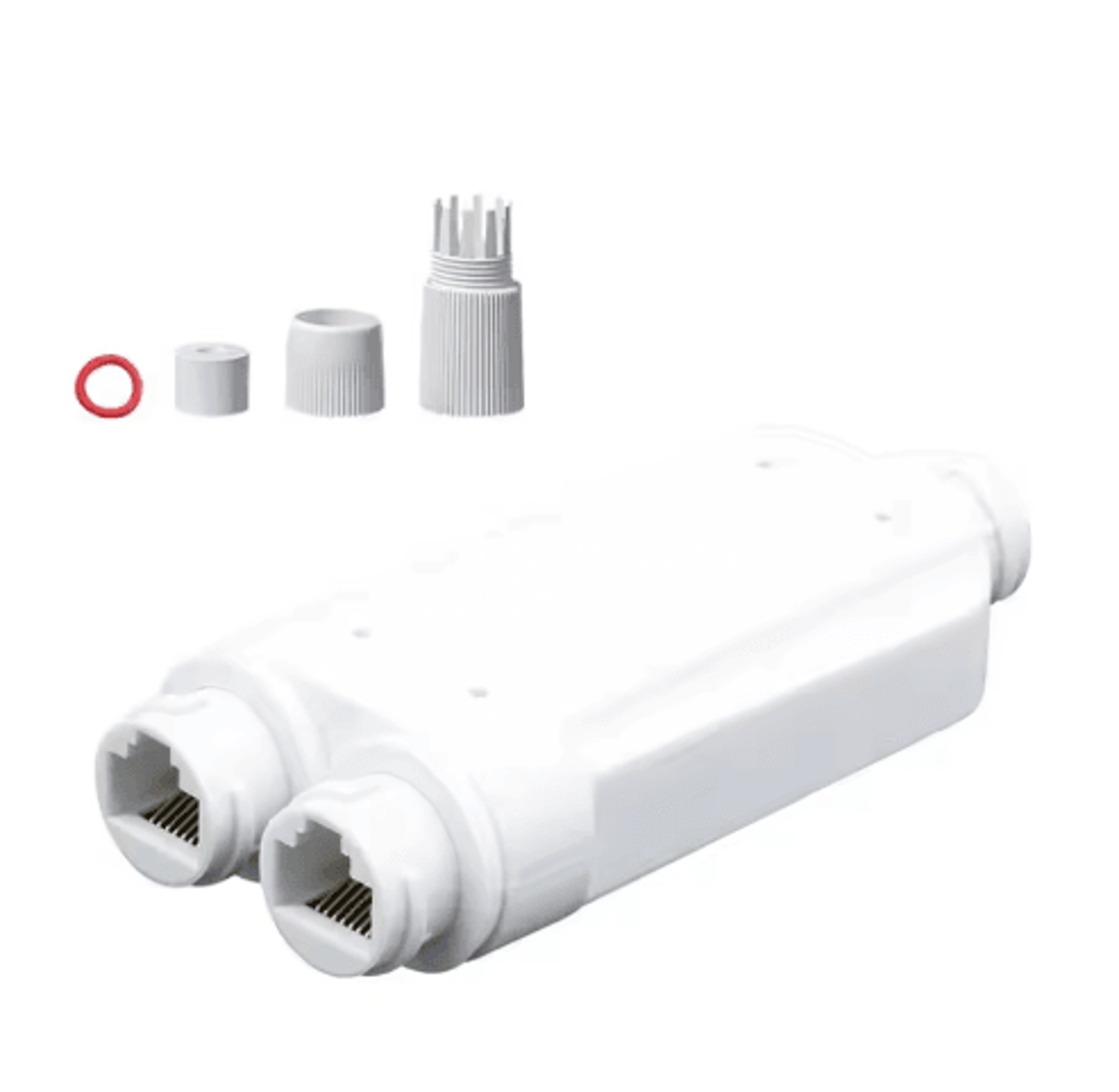 IP66 Waterproof 2Port PoE Repeater  Network Extender 3