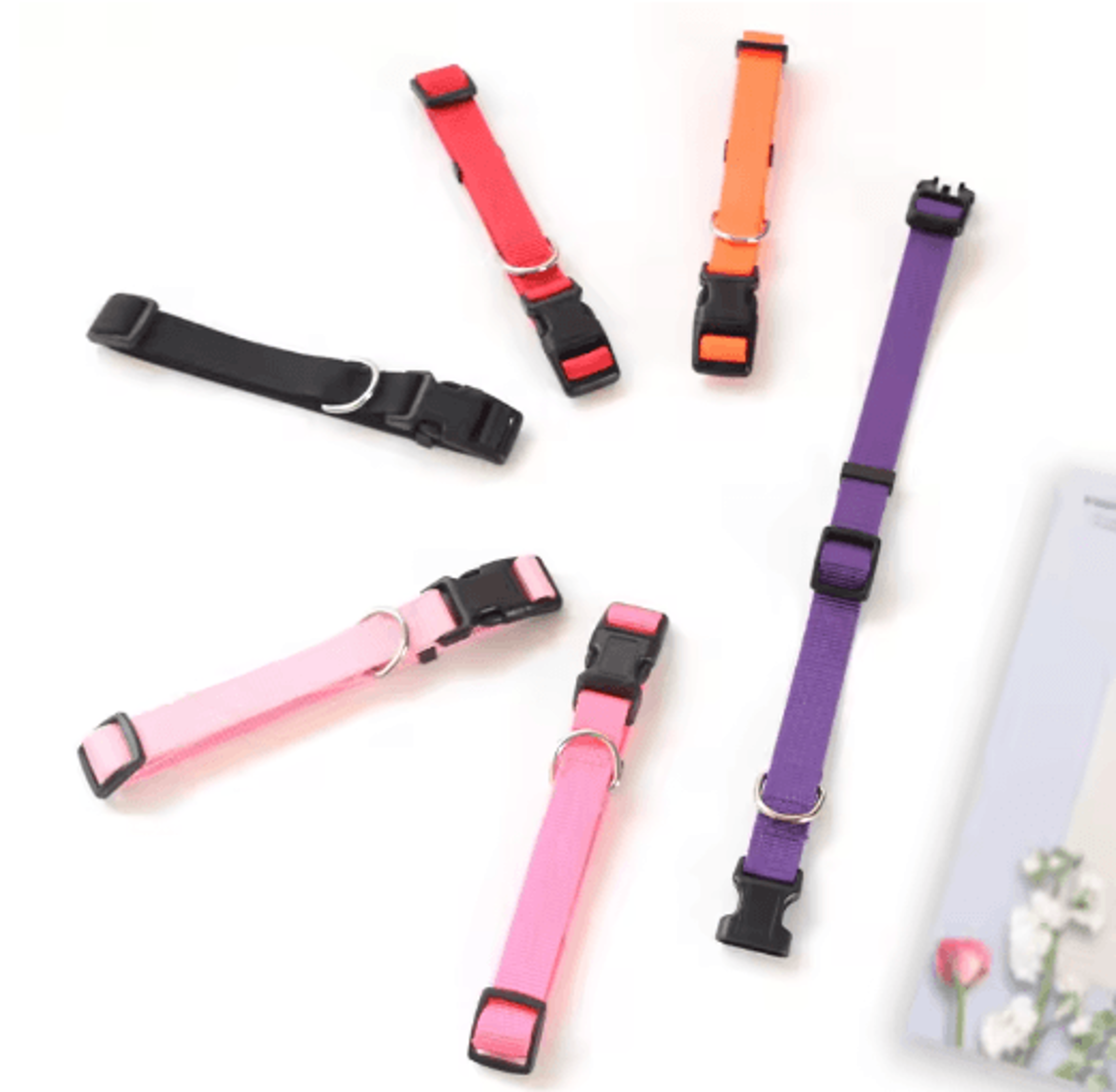 Adjustable Nylon Pet Collar For Puppies Kittens Dogs  Cats 18