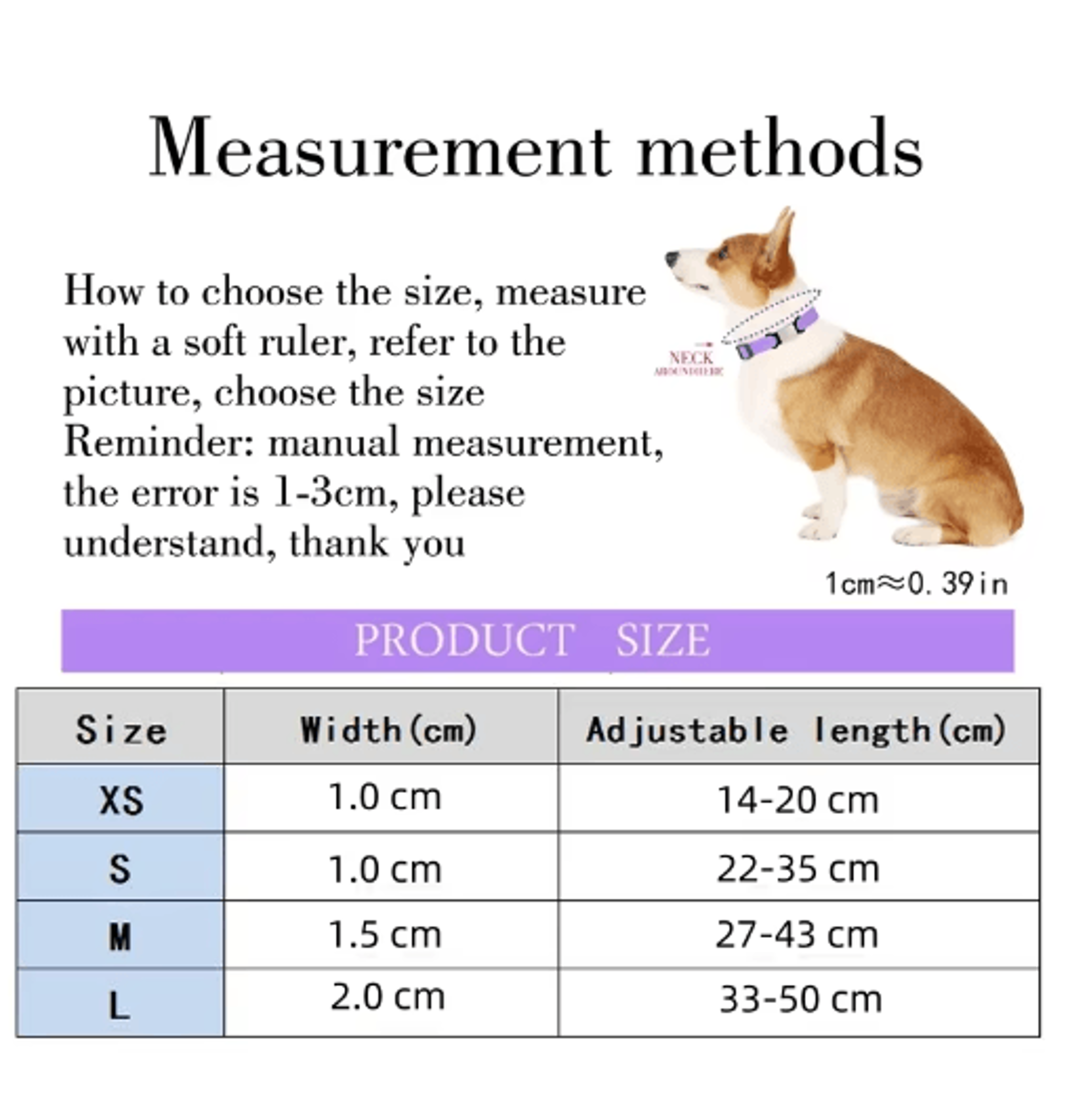 Adjustable Nylon Pet Collar For Puppies Kittens Dogs  Cats 19