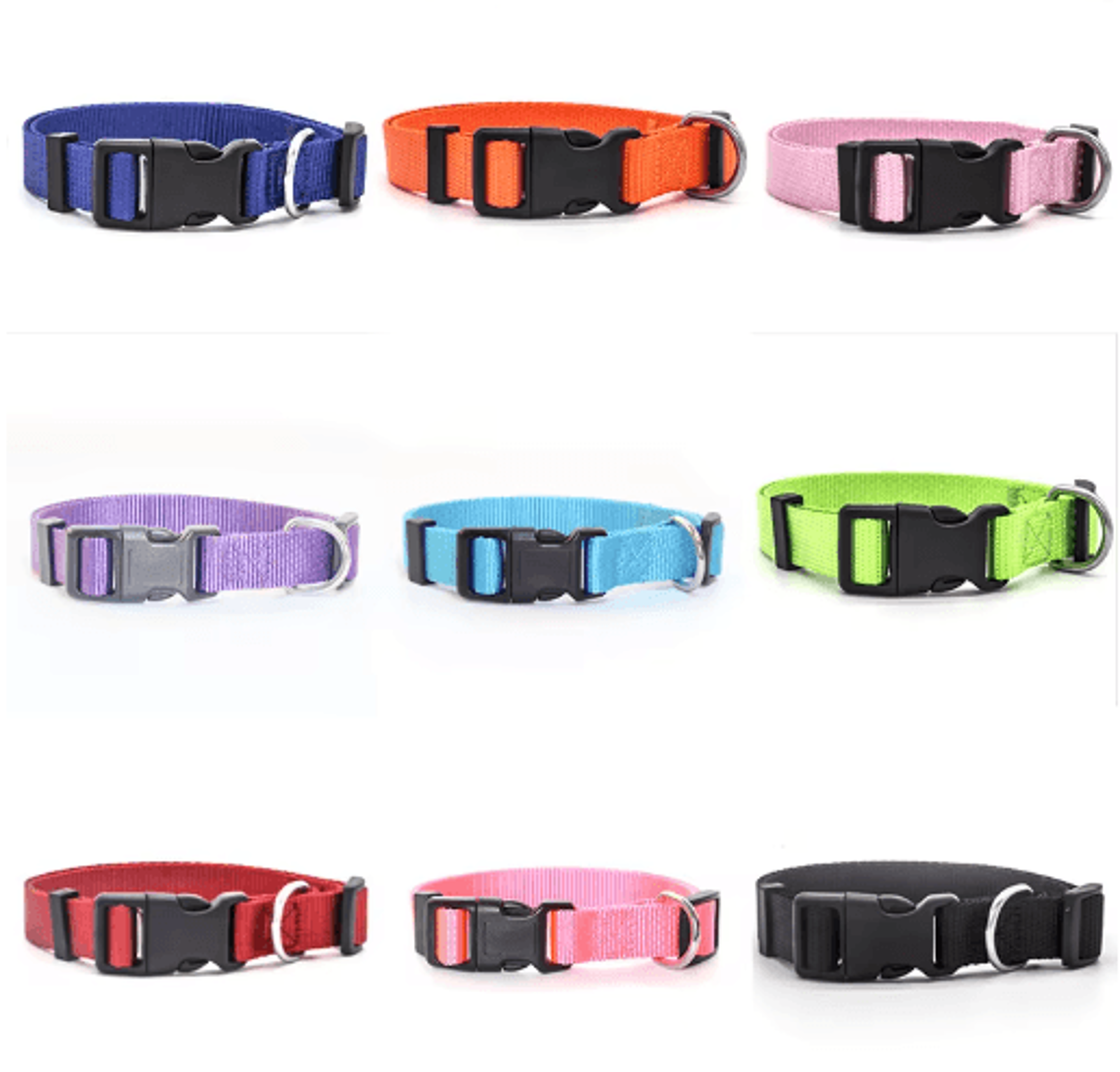 Adjustable Nylon Pet Collar For Puppies Kittens Dogs  Cats 20