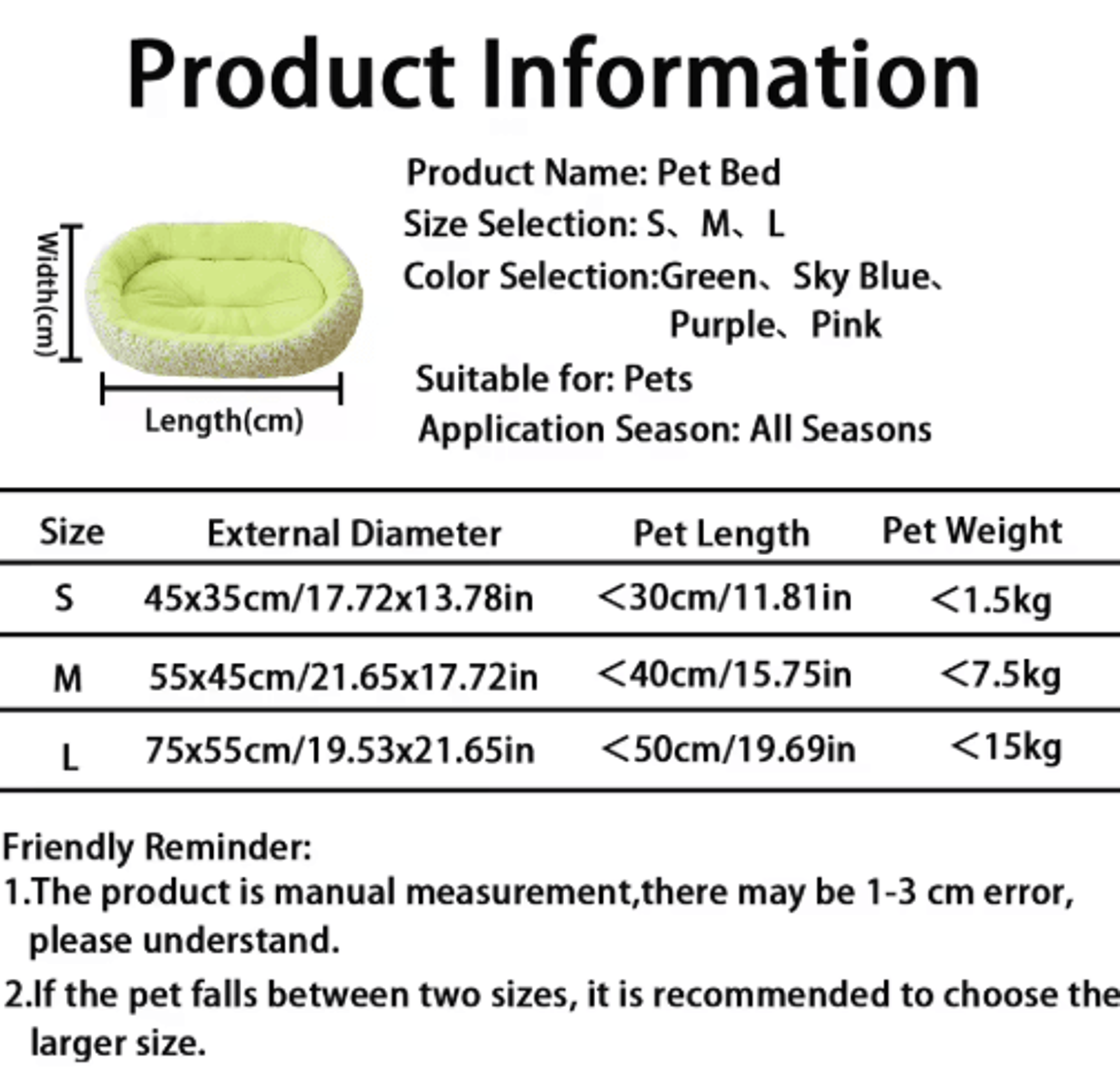 Floral AllSeason Pet Bed  Soft Sofa Sleeping Pad For Dogs  Cats 5