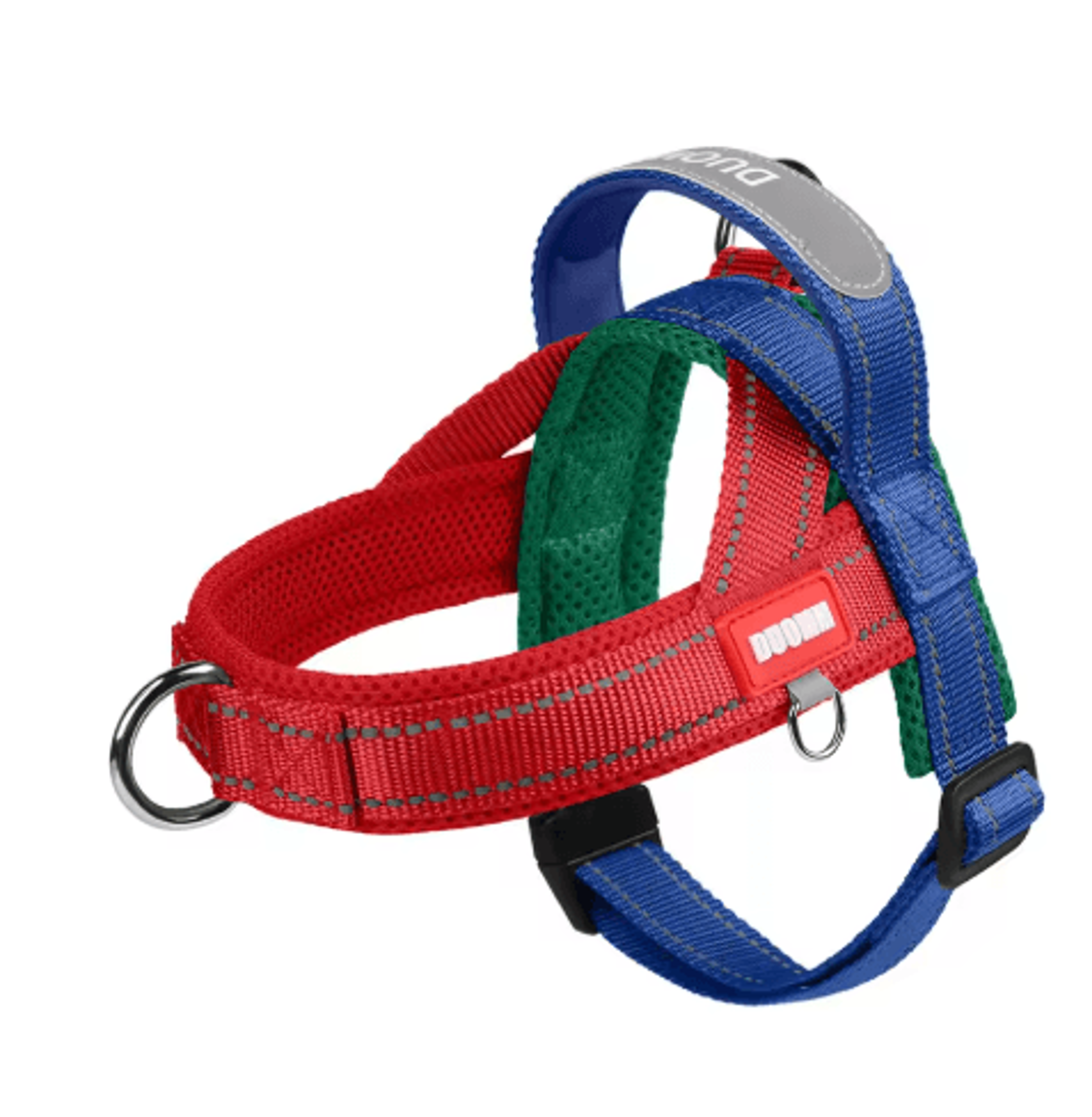 Reflective Dog Chest Harness  TwoTone Outdoor Walking Harness With Nylon Handle 6